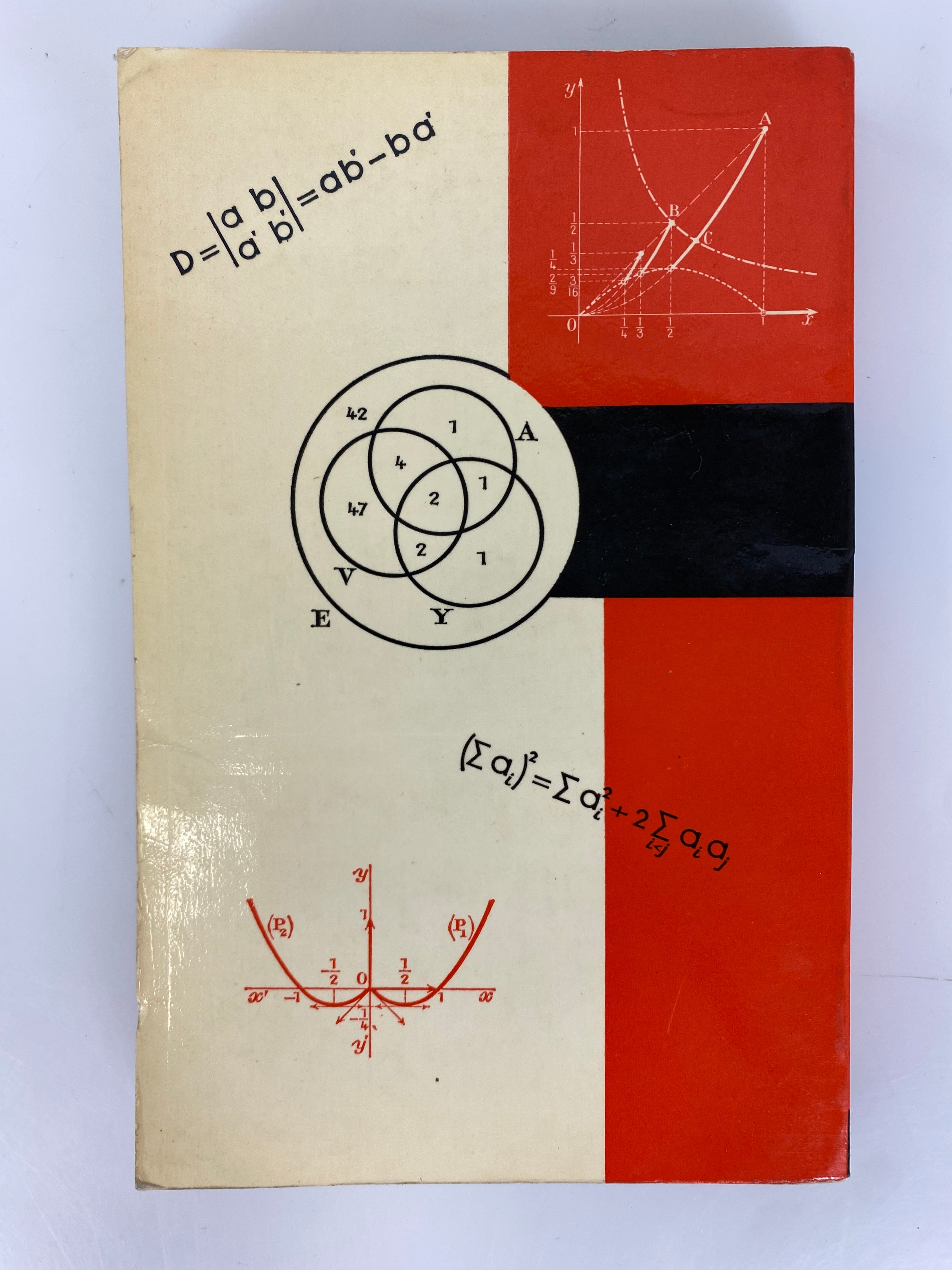 2 Vintage French Math Textbooks by C. Breard/A. Combes 1966-68