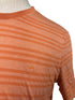 Michael Kors Orange Striped T-Shirt Men's Size Medium
