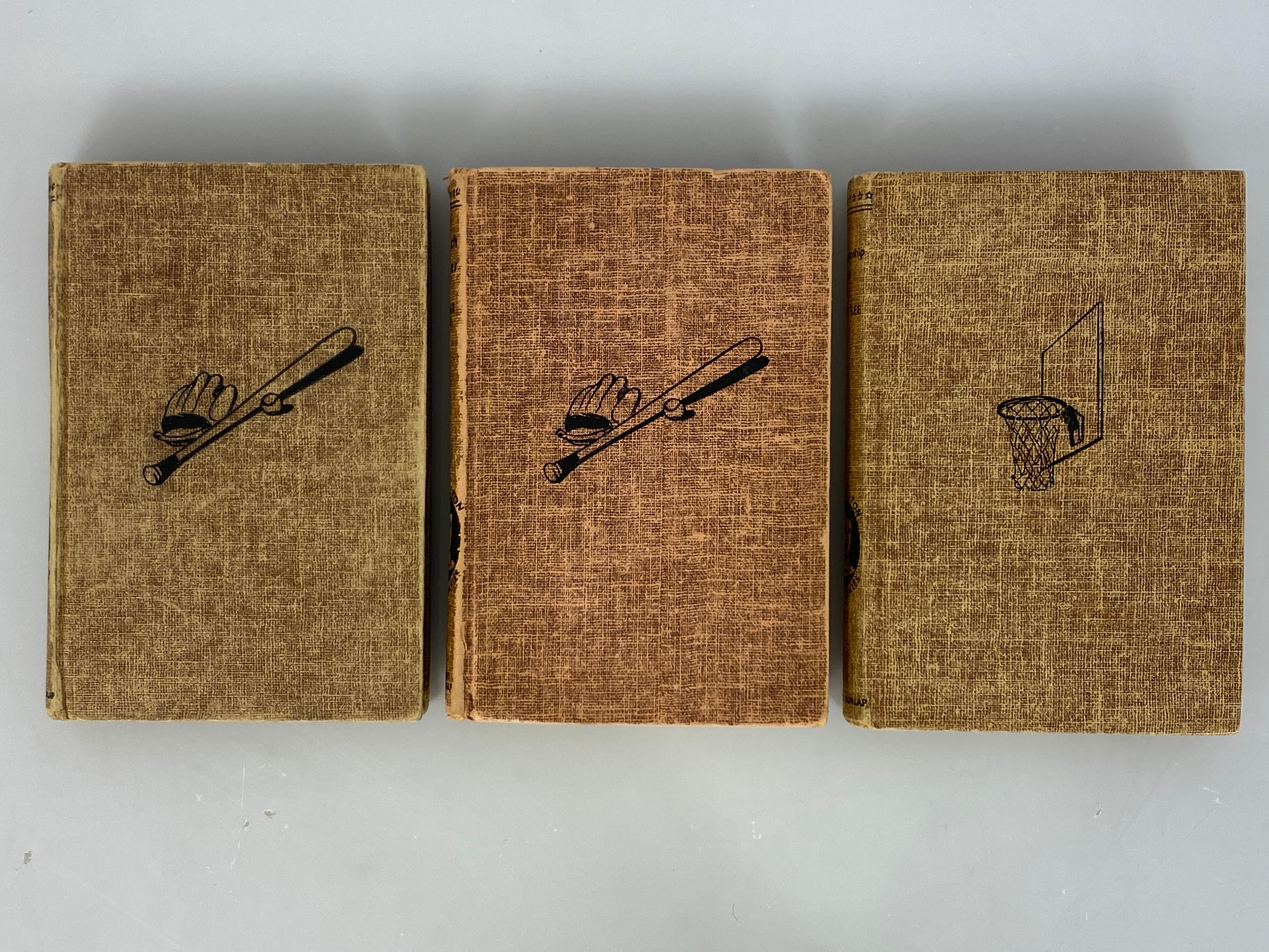 3 Vintage Chip Hilton Sports Series by Clair Bee 1948-1953 HC