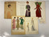 Lot of 14 Vintage Fashion Pictures 1913-1920