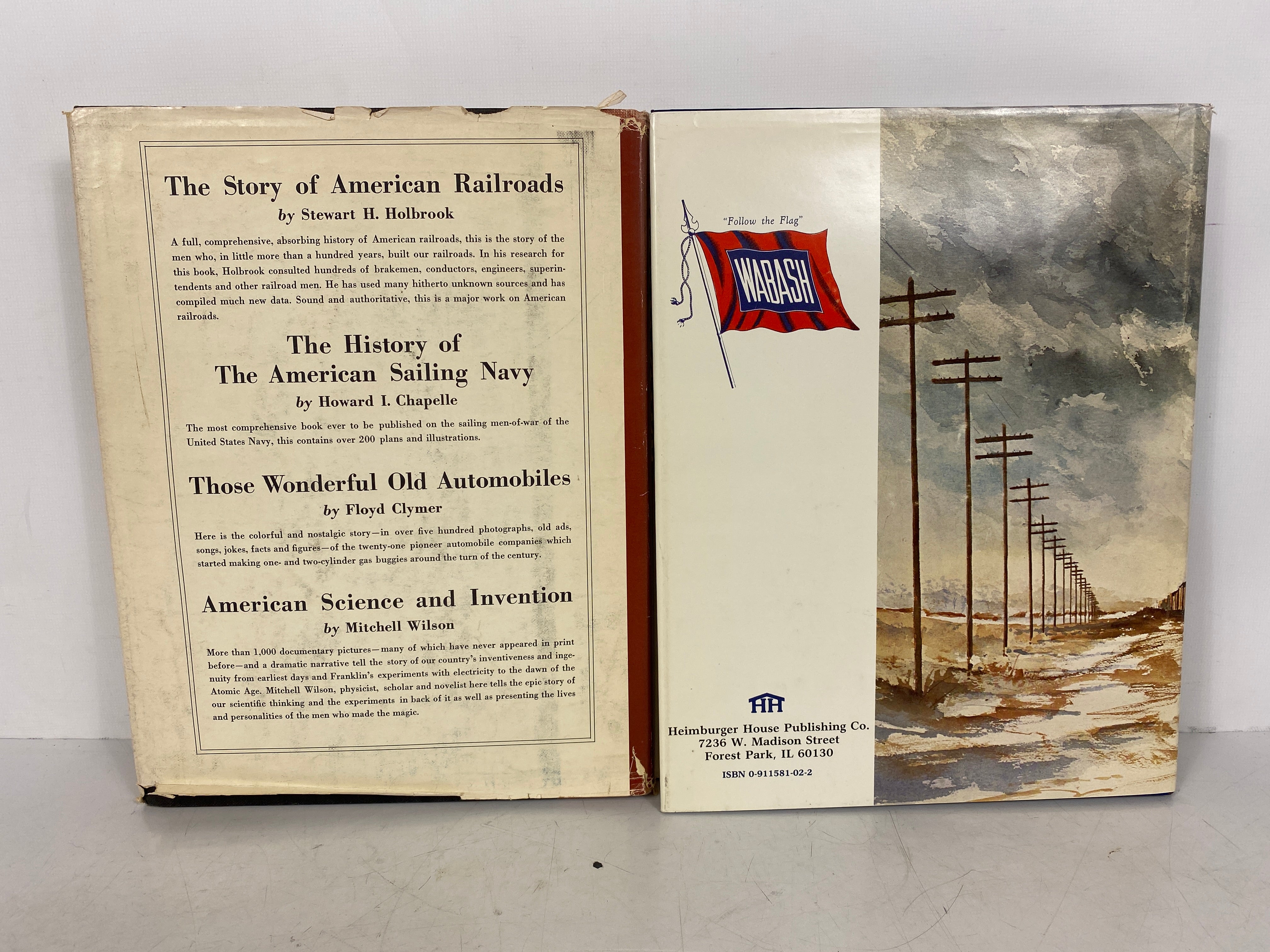 Lot of 2: Highball A Pageant of Trains (Beebe)/Wabash (Heimburger) HCDJ