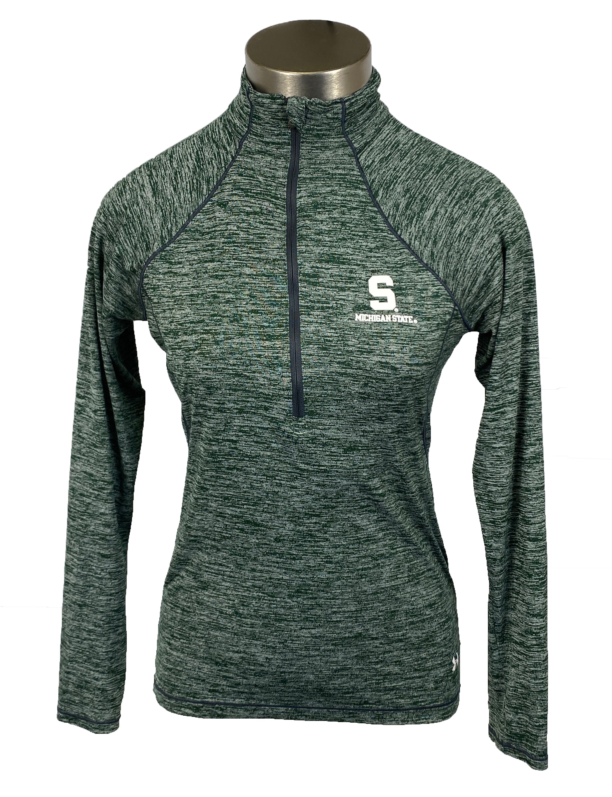 Under Armour Michigan State University Green Half-Zip Women's Size S