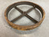 Antique 23.5" Wooden and Metal Industrial Wheel