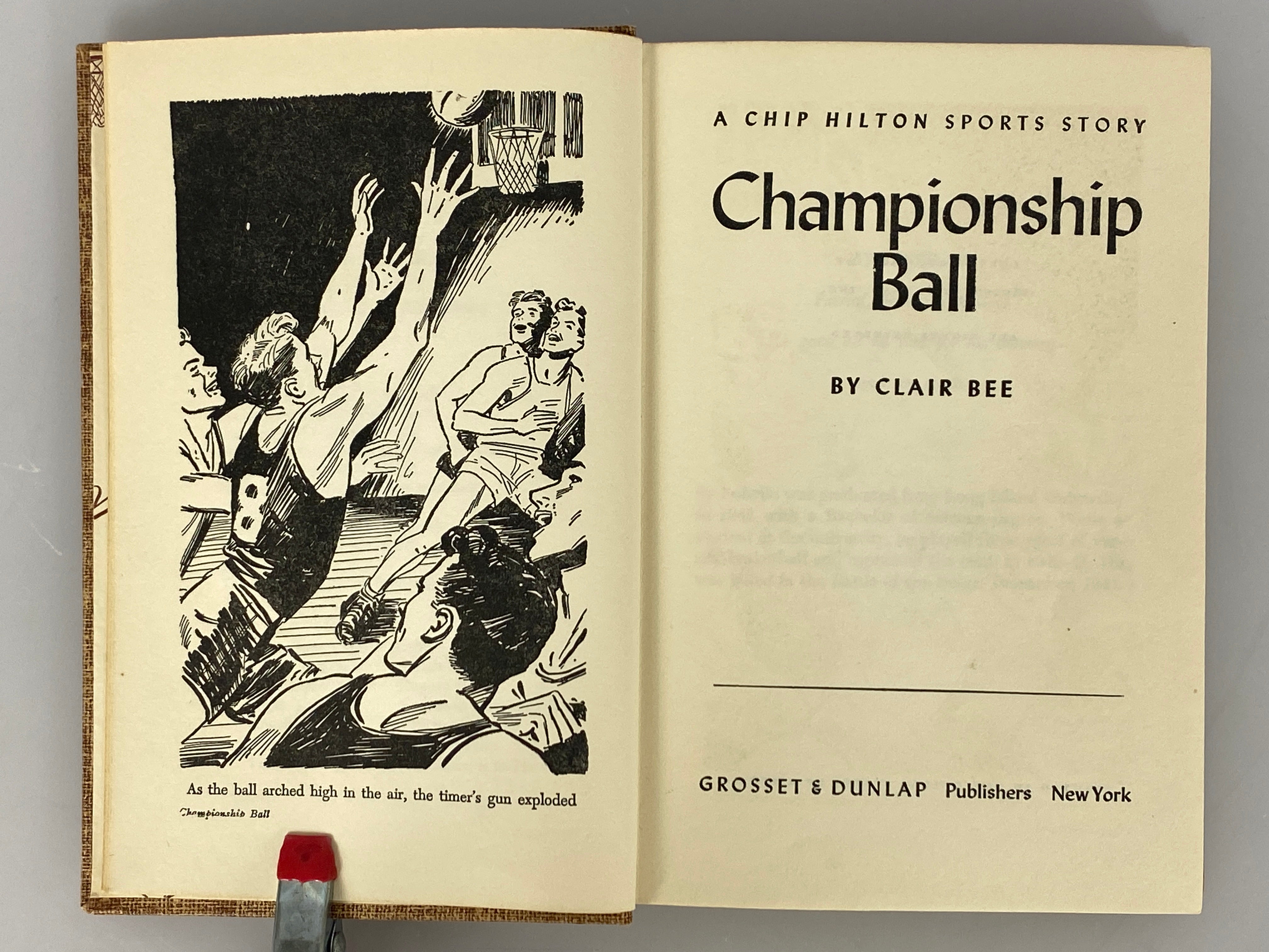 3 Vintage Chip Hilton Sports Series by Clair Bee 1948-1953 HC
