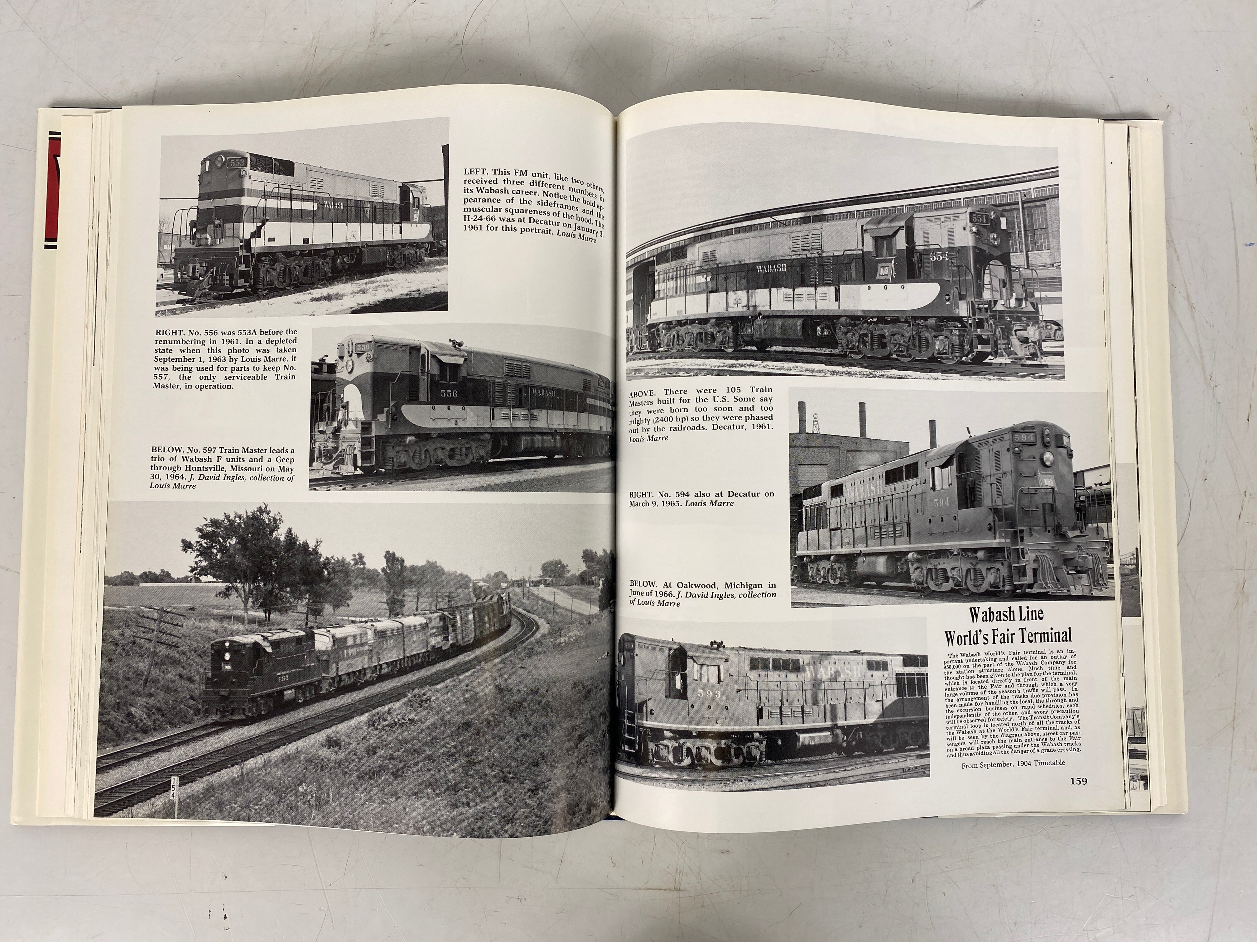 Lot of 2: Highball A Pageant of Trains (Beebe)/Wabash (Heimburger) HCDJ