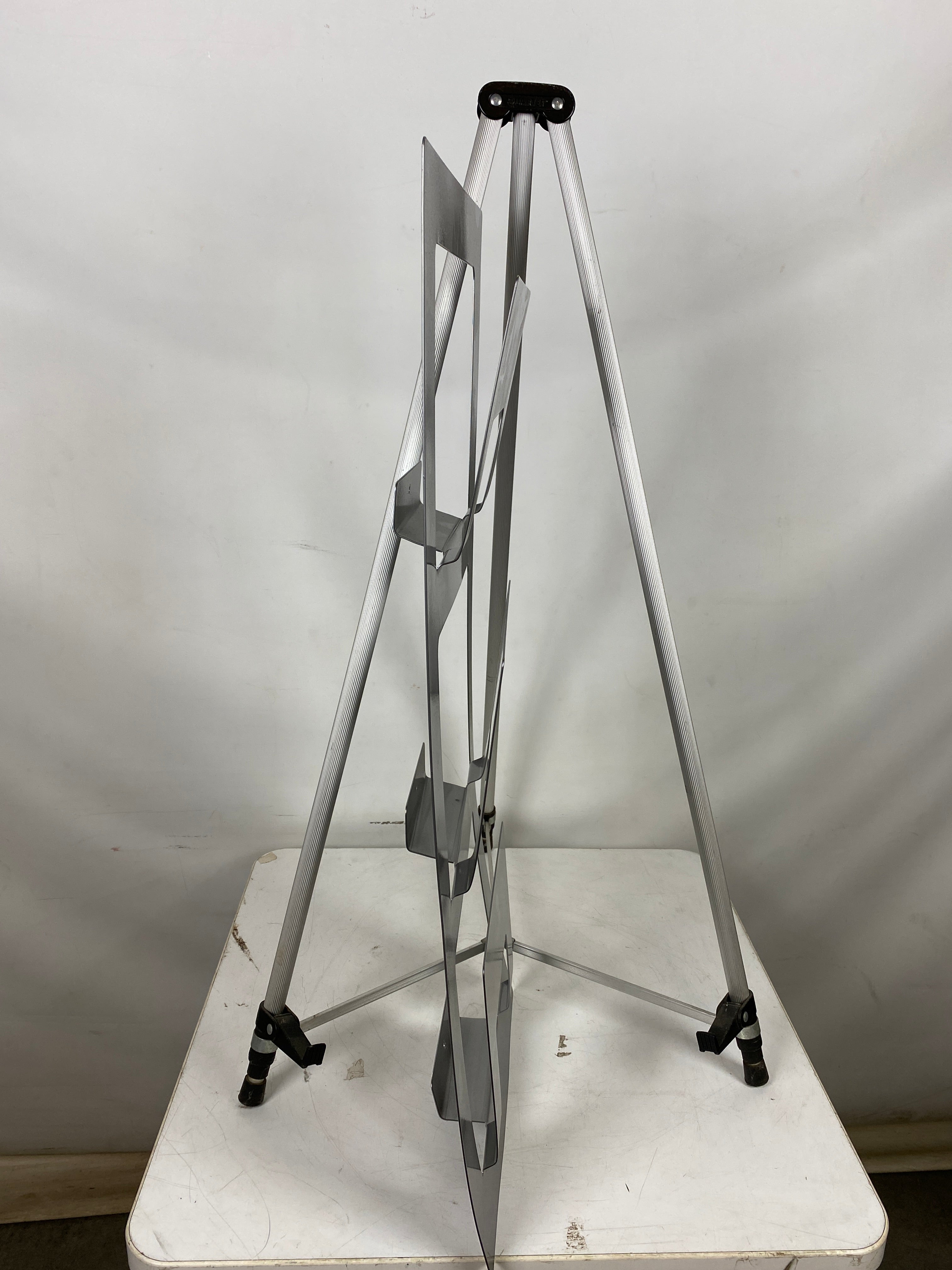 IKEA Spontan Industrial Grey Metal Wall Mount Magazine Rack