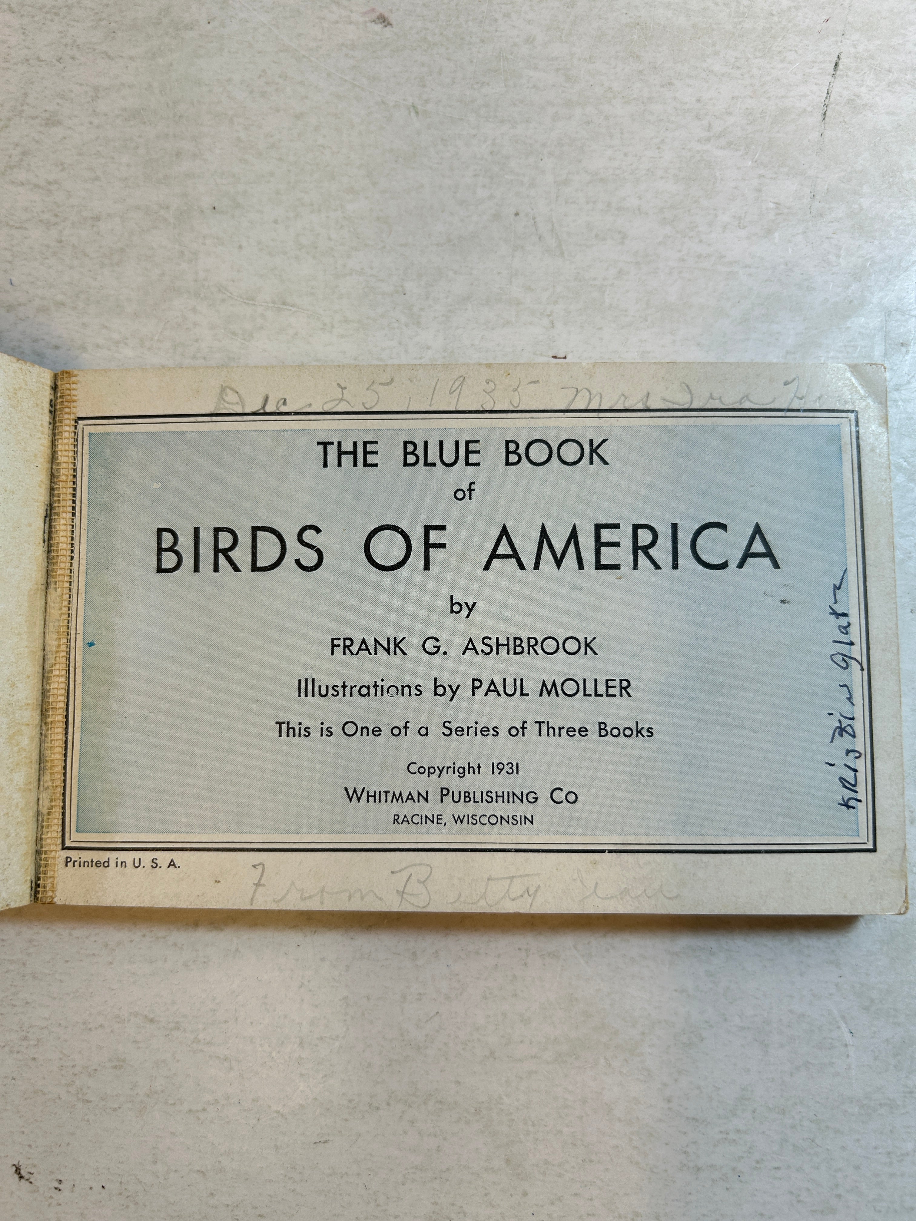 Lot of 5: Mini Guidebooks to Wildflowers and Birds 1931-45