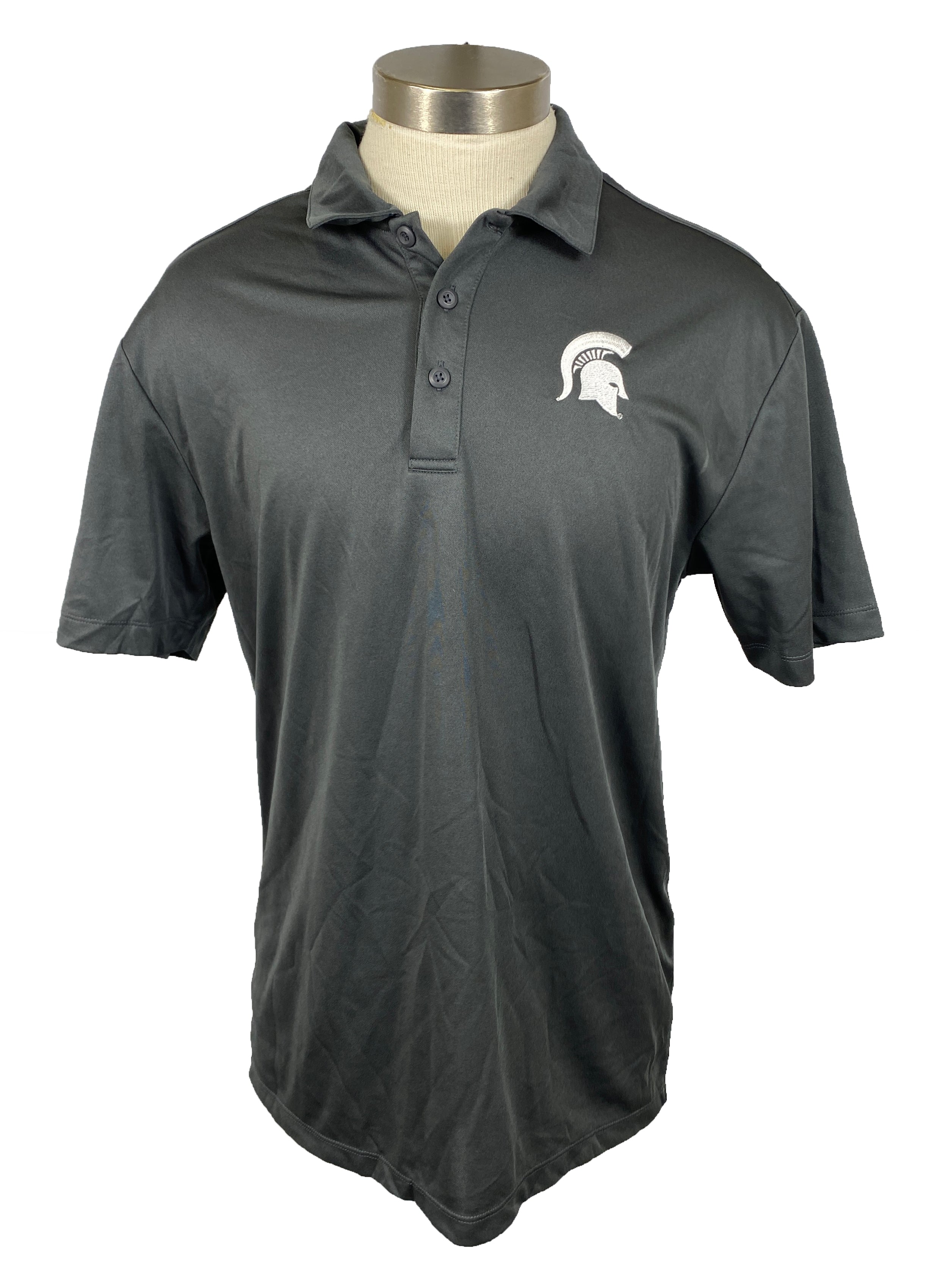 Michigan State University Gray Polo Men's Size Medium