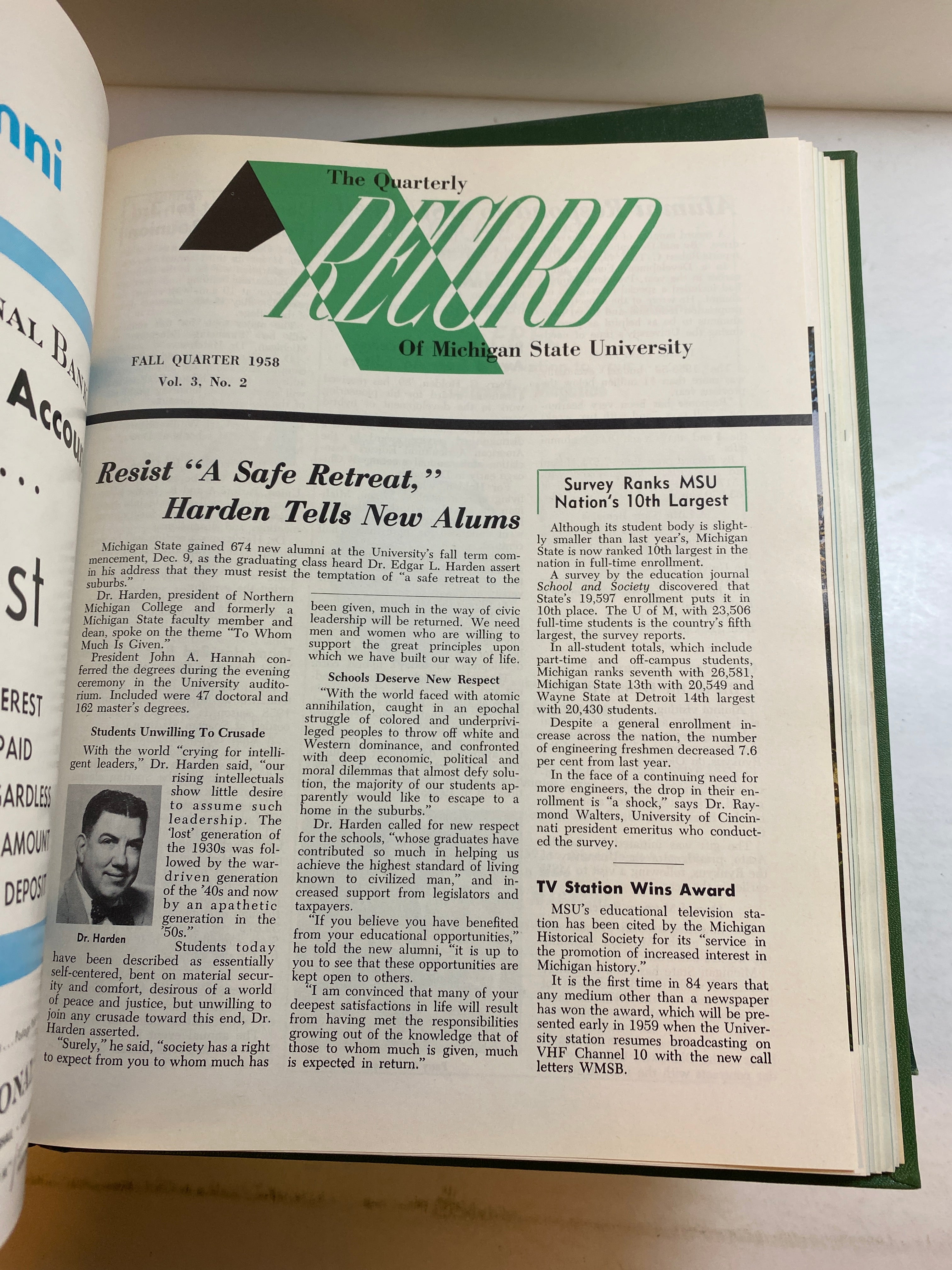 MSU Alumni Magazine Library Bound Complete Years 1955-1960