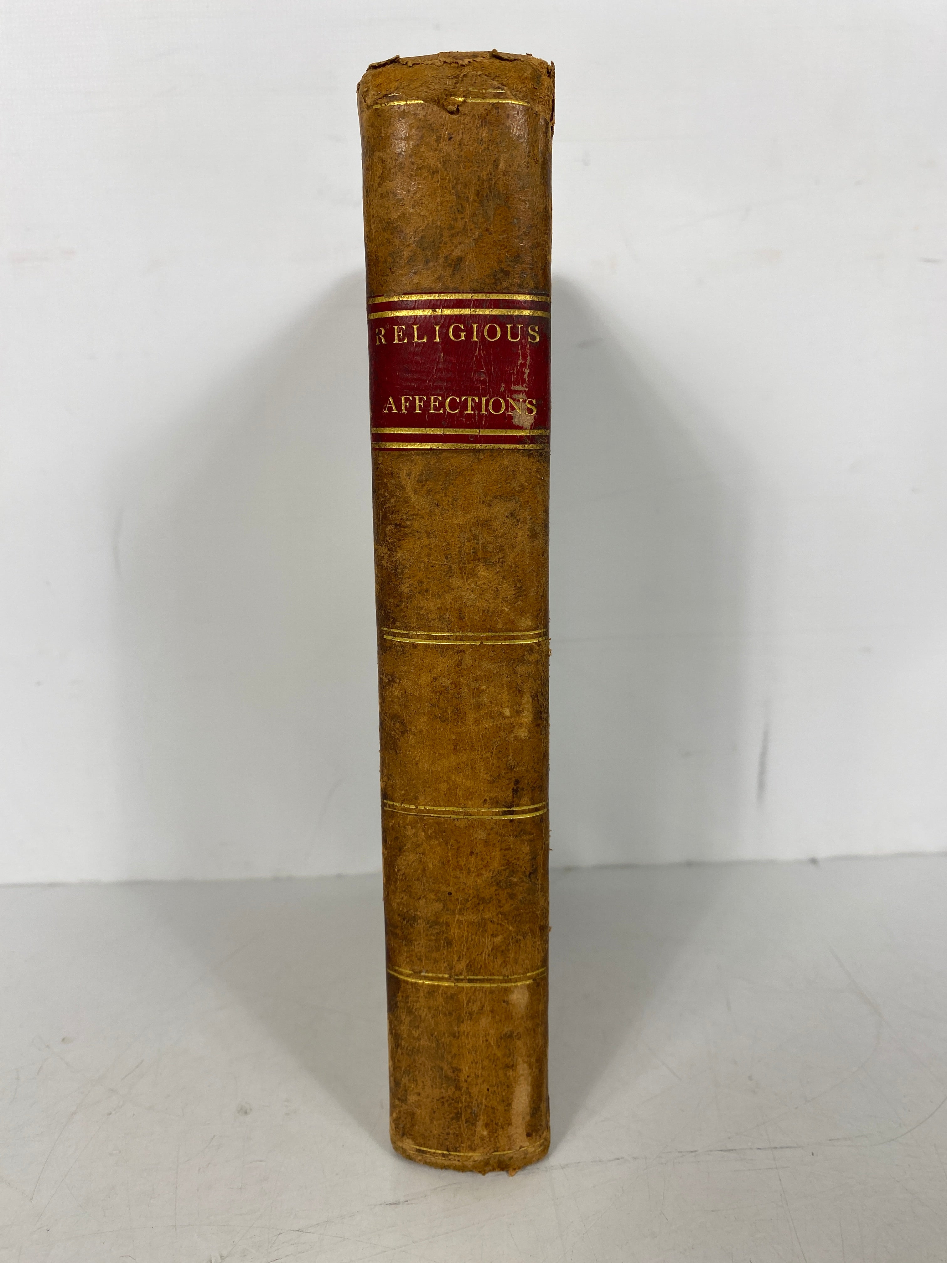 Treatise Concerning Religious Affections Jonathan Edwards 1808 Leather Wraps