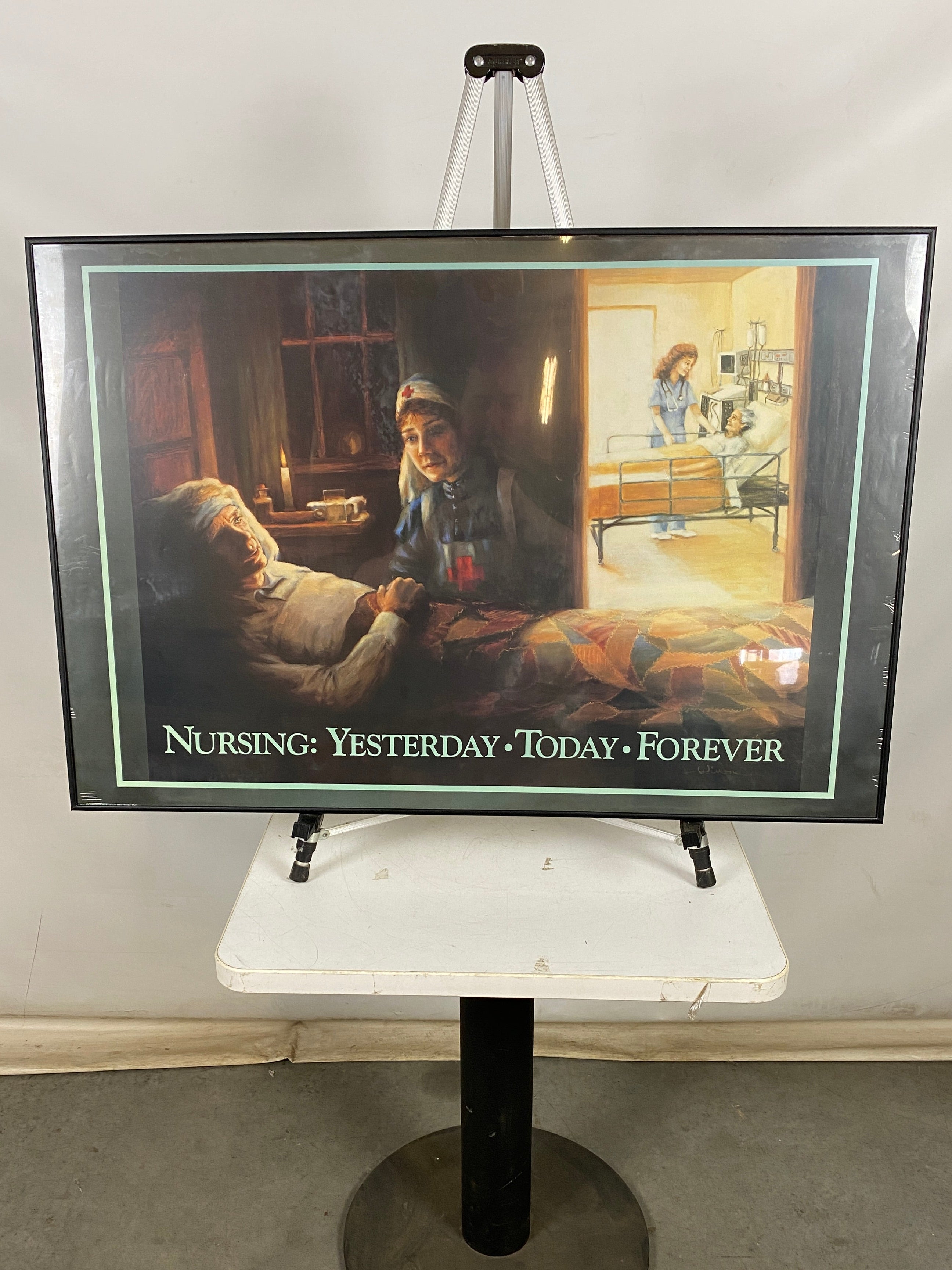 'Nursing: Yesterday, Today, Forever' Framed Print