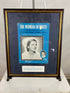 'The Woman In White' Vintage Promotional Piece Framed