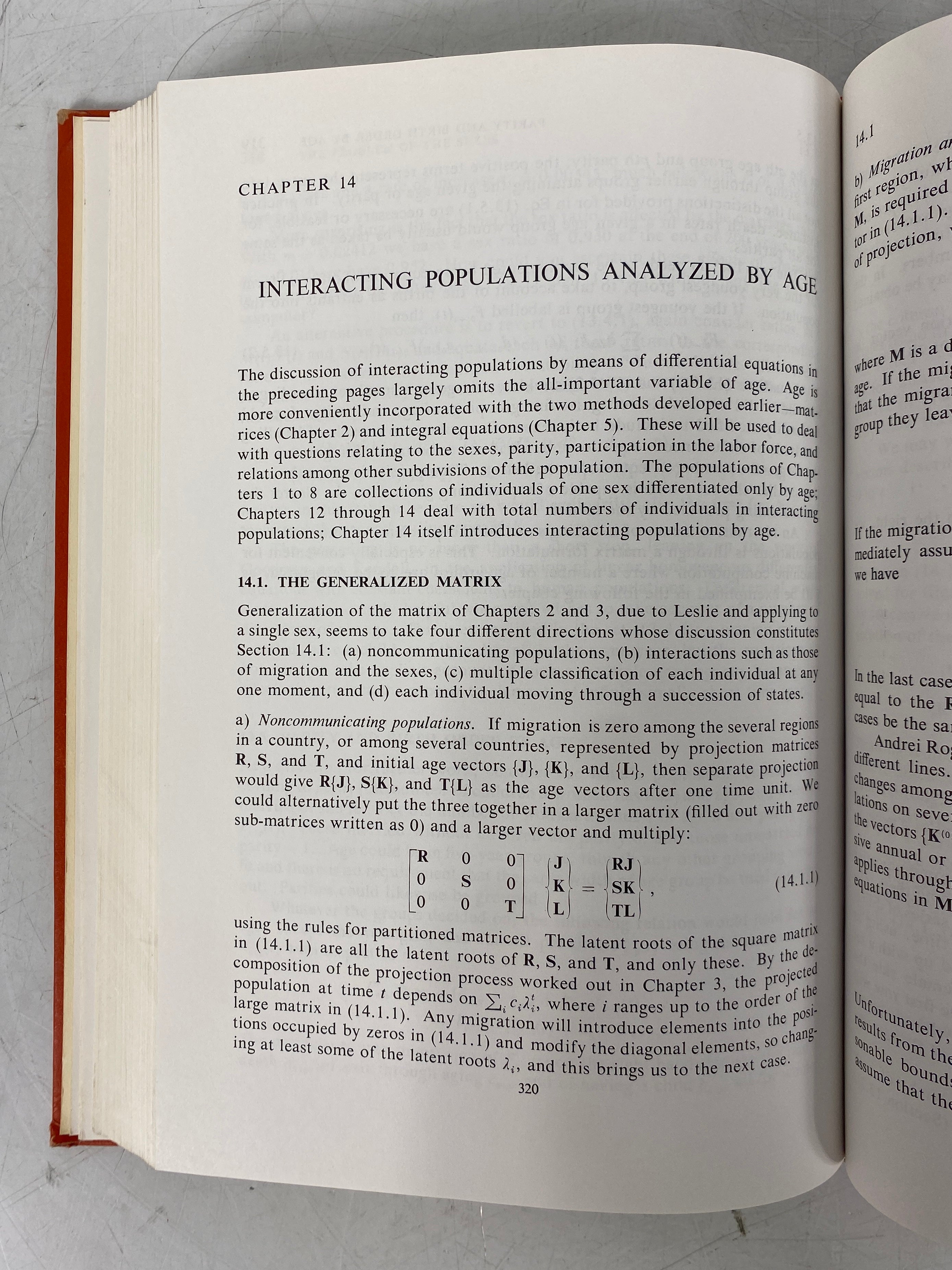 Introduction to the Mathematics of Population Nathan Keyfitz 1968 HC