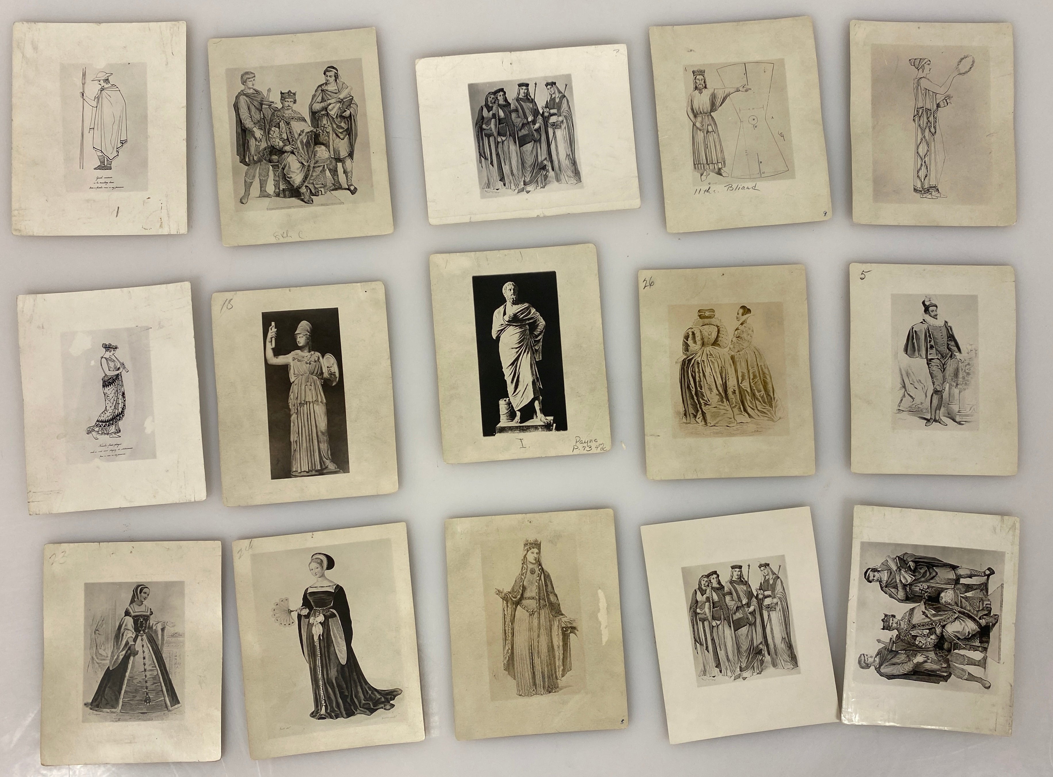 Lot of 30+ Vintage Historical Fashion Cards
