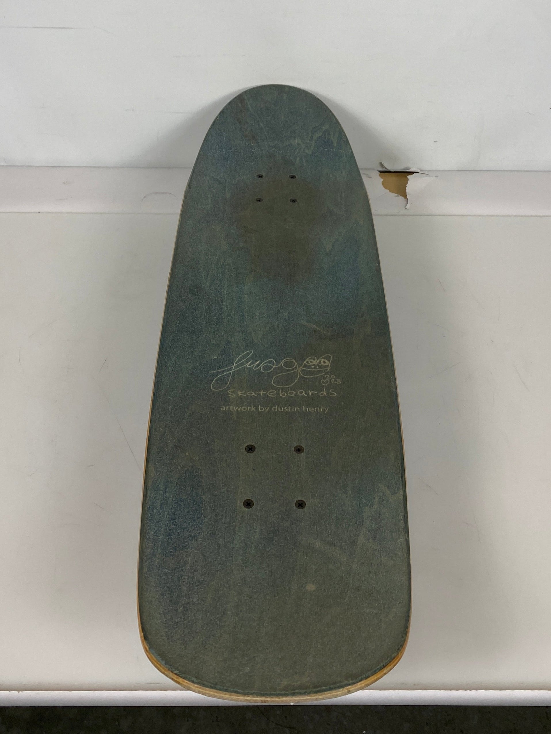 Frog Skateboards Blue Art by Dustin Henry