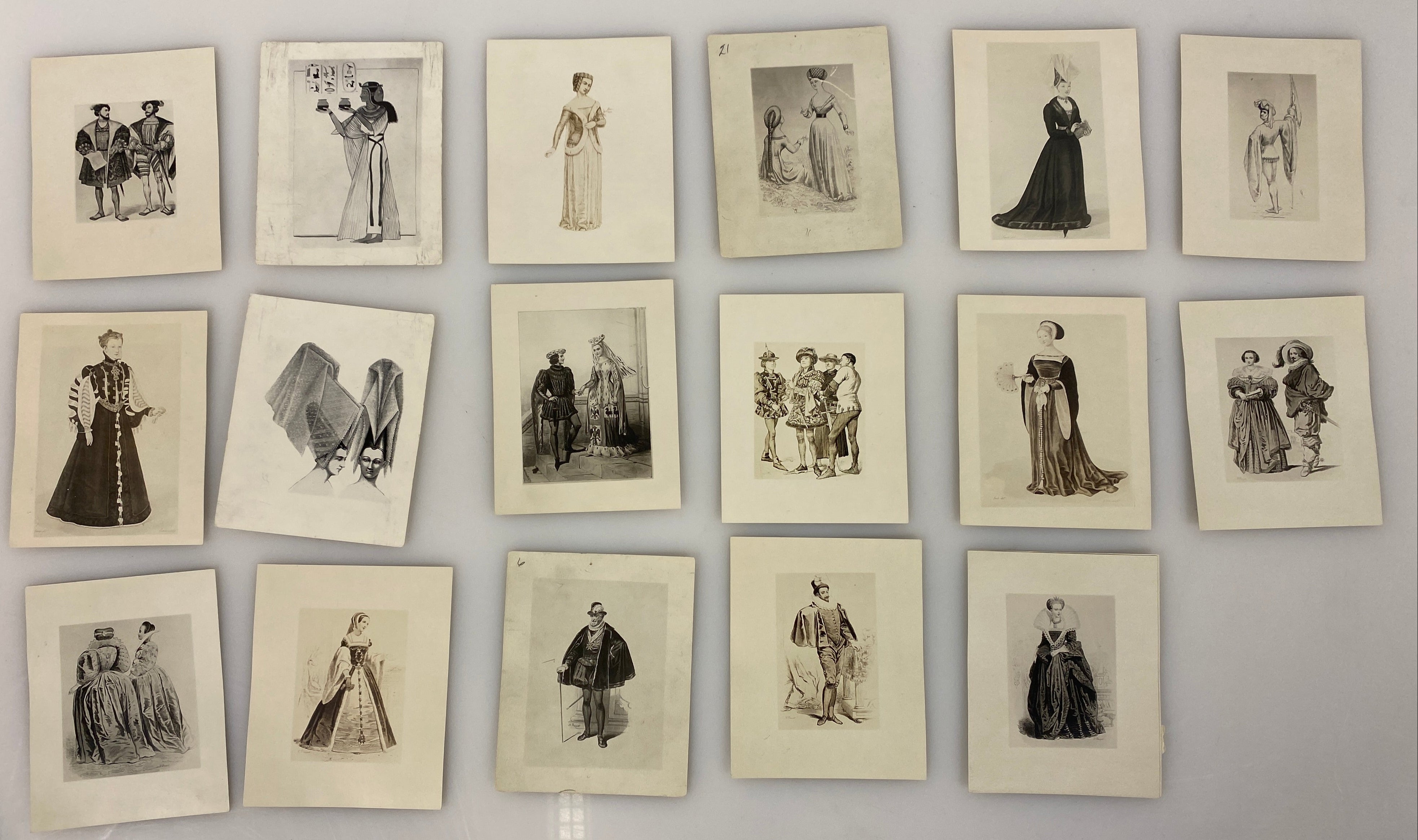 Lot of 30+ Vintage Historical Fashion Cards
