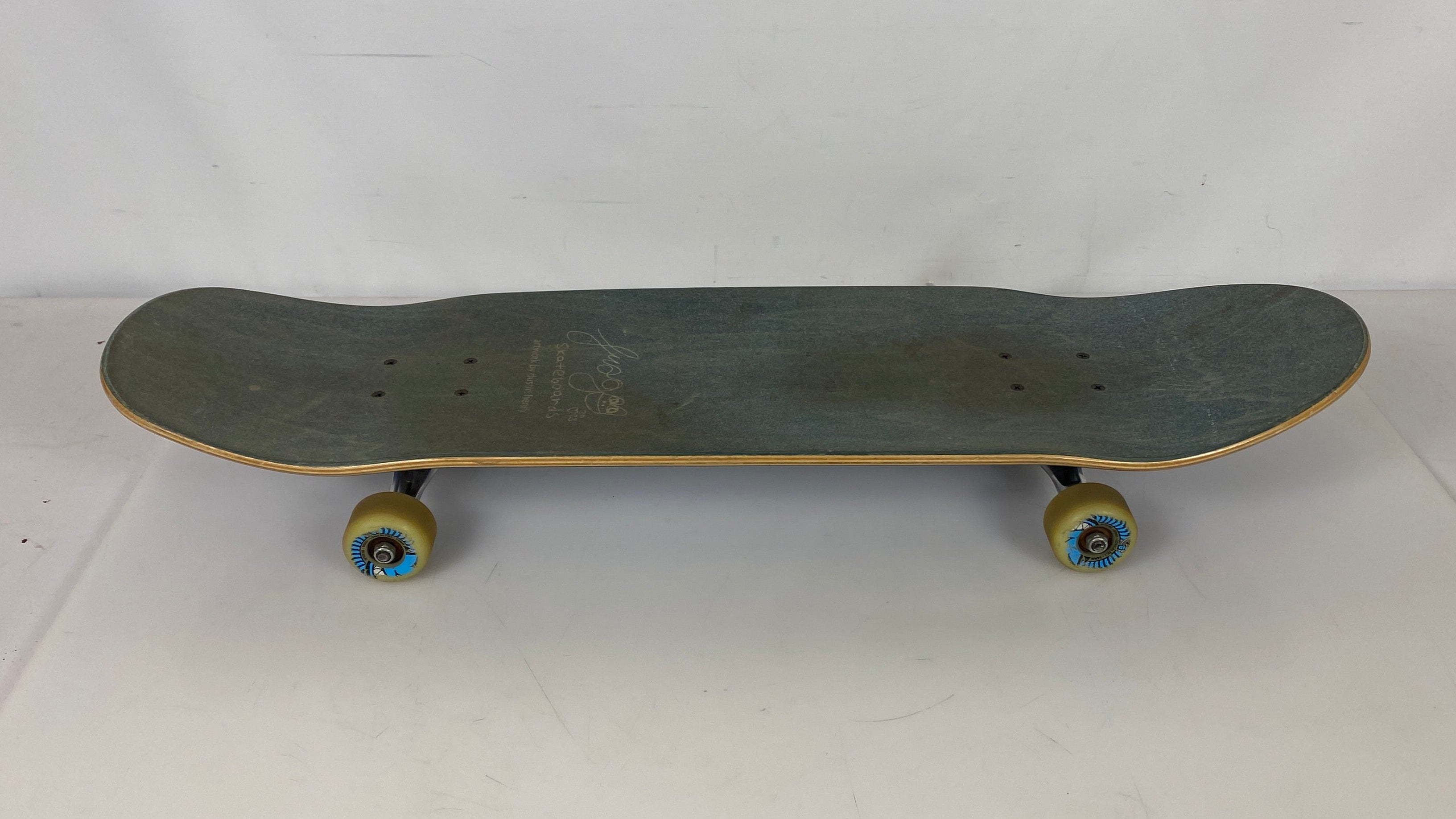 Frog Skateboards Blue Art by Dustin Henry