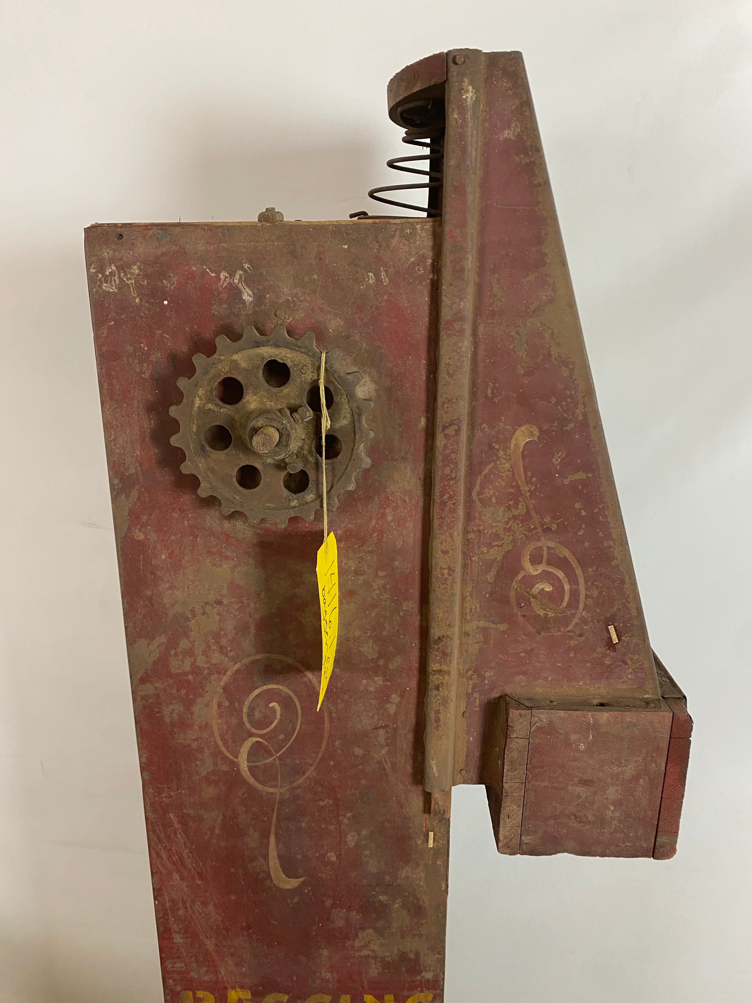 Antique Bagging Attachment for the Chatham Mill PAT'D Aug. 18, 1893