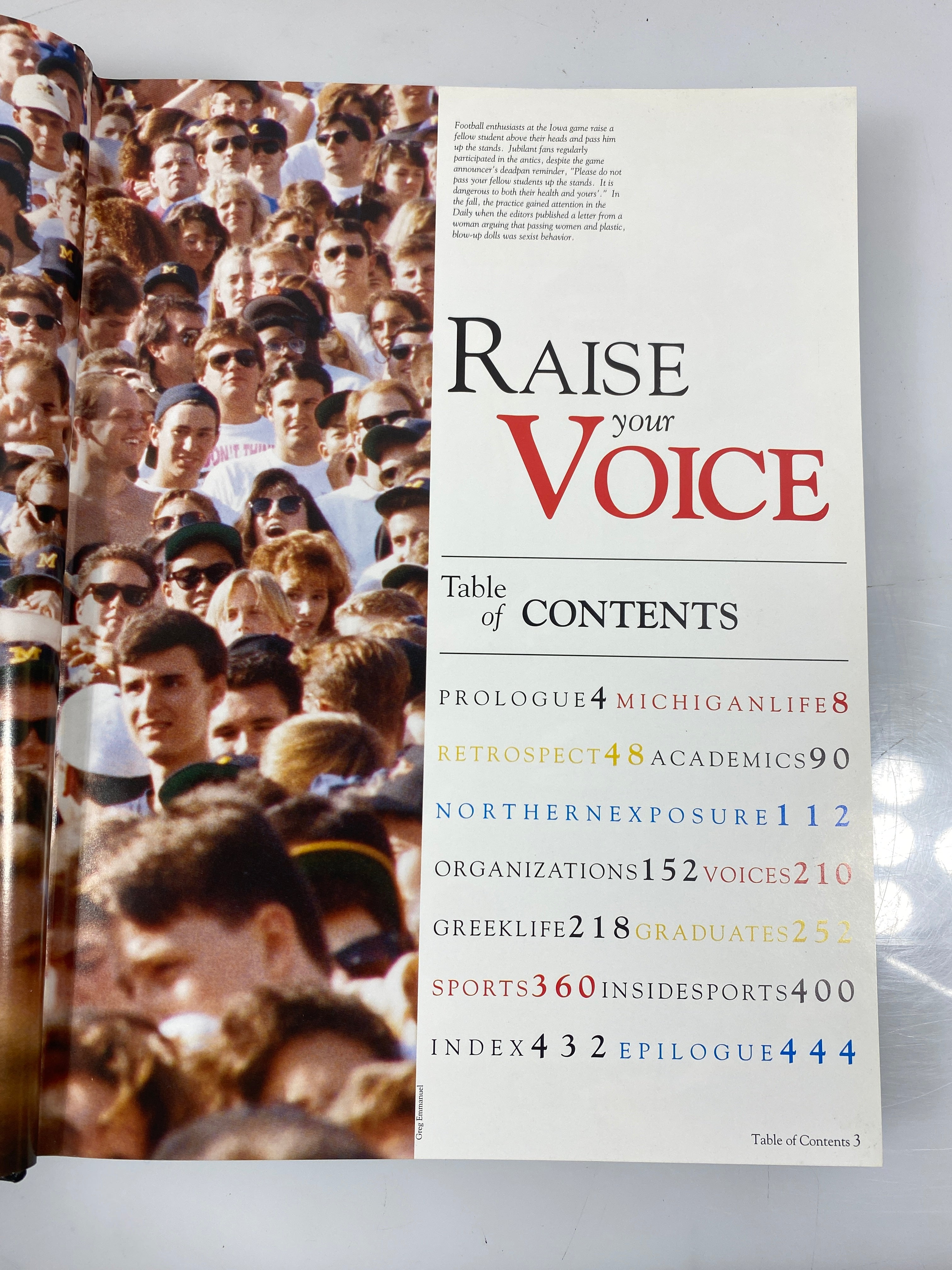 1993 University of Michigan "Michiganensian" Yearbook HC