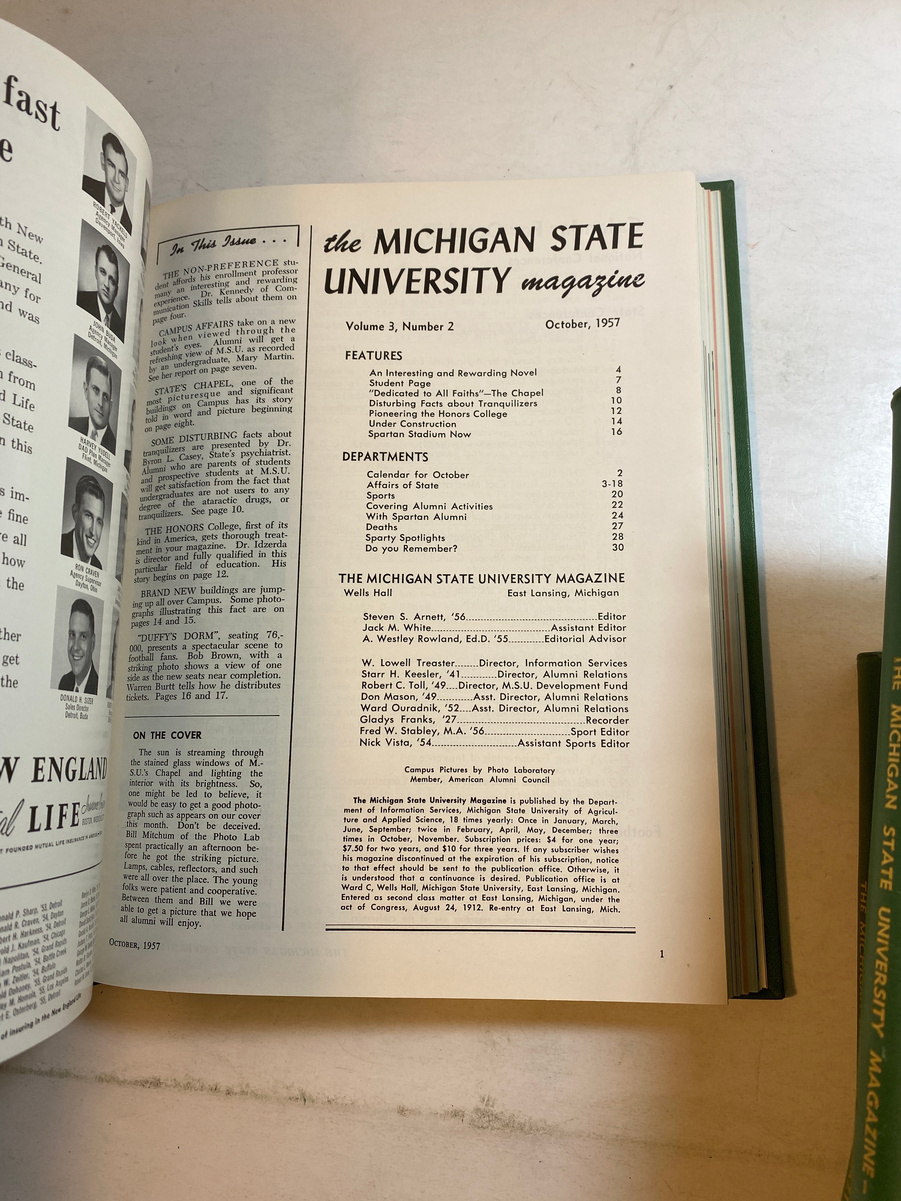 MSU Alumni Magazine Library Bound Complete Years 1955-1960
