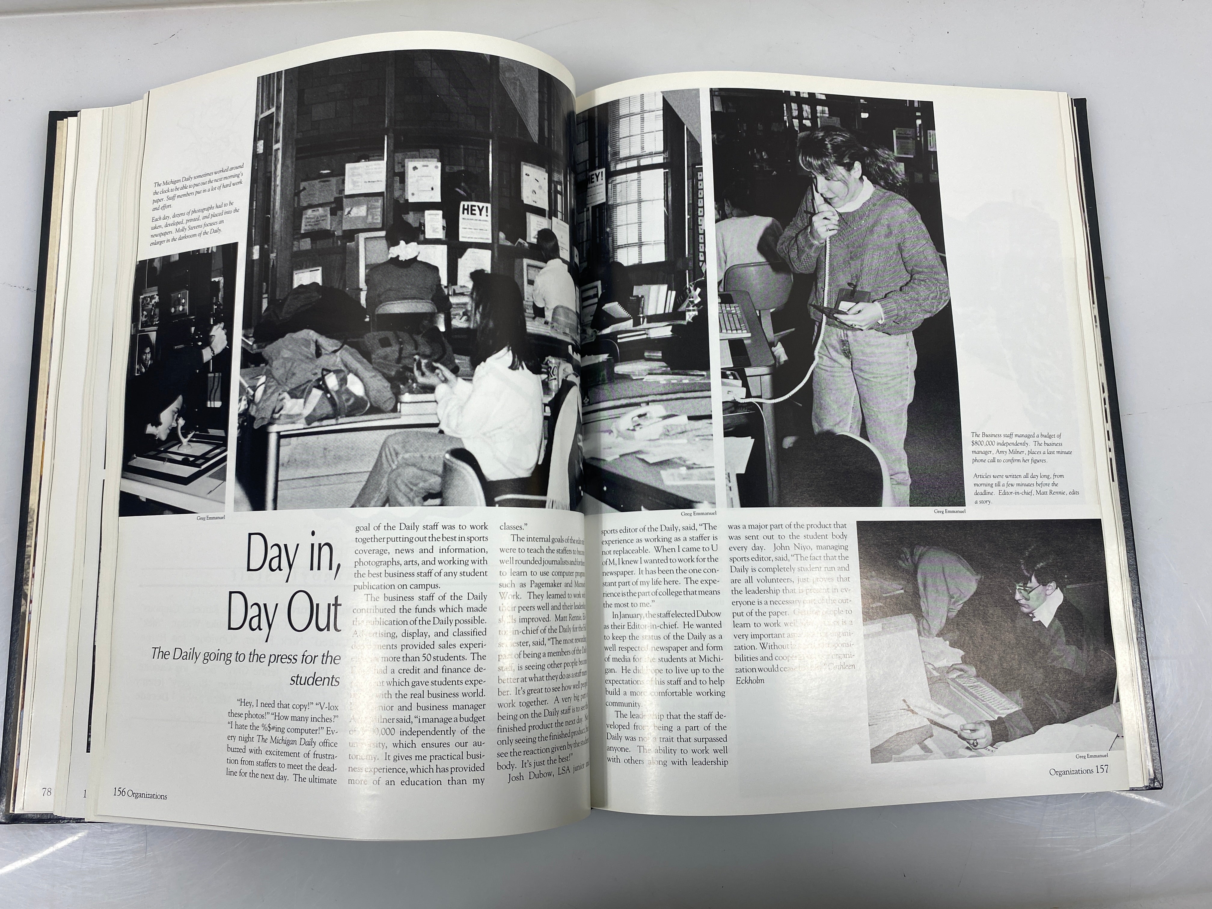 1993 University of Michigan "Michiganensian" Yearbook HC