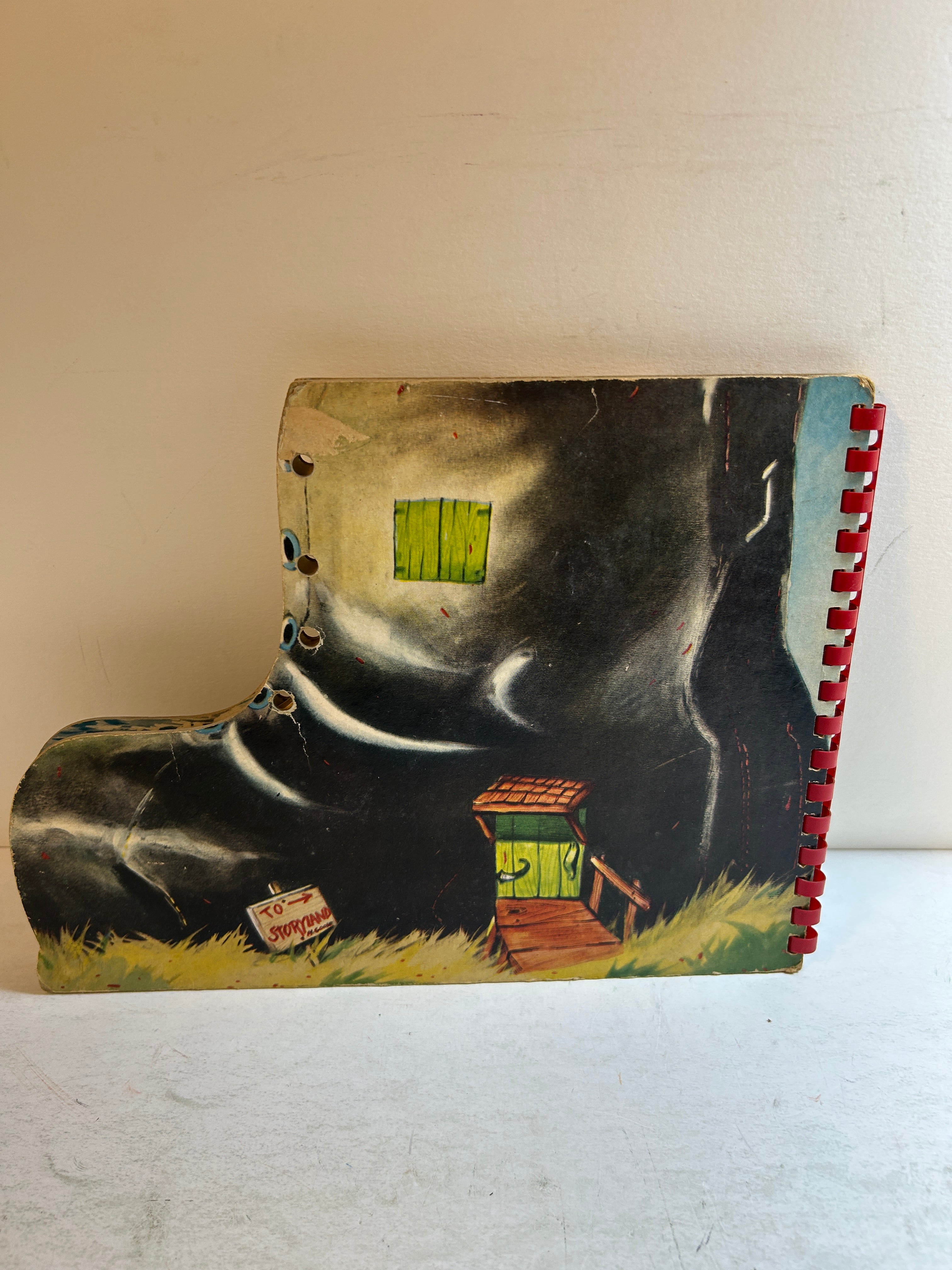 The Shoe Mother Goose Pictures by Dirk Spiral Bound 1951