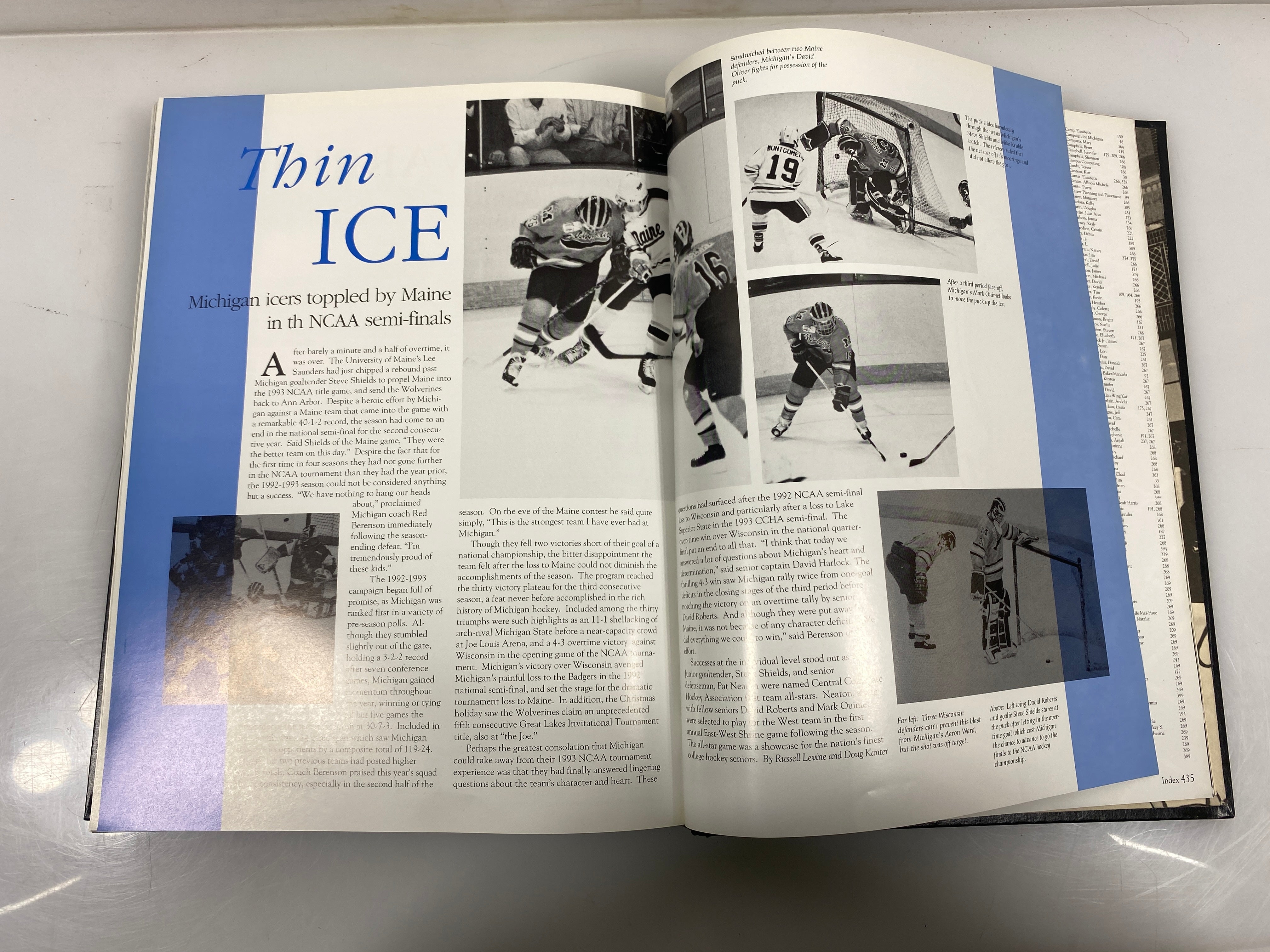 1993 University of Michigan "Michiganensian" Yearbook HC