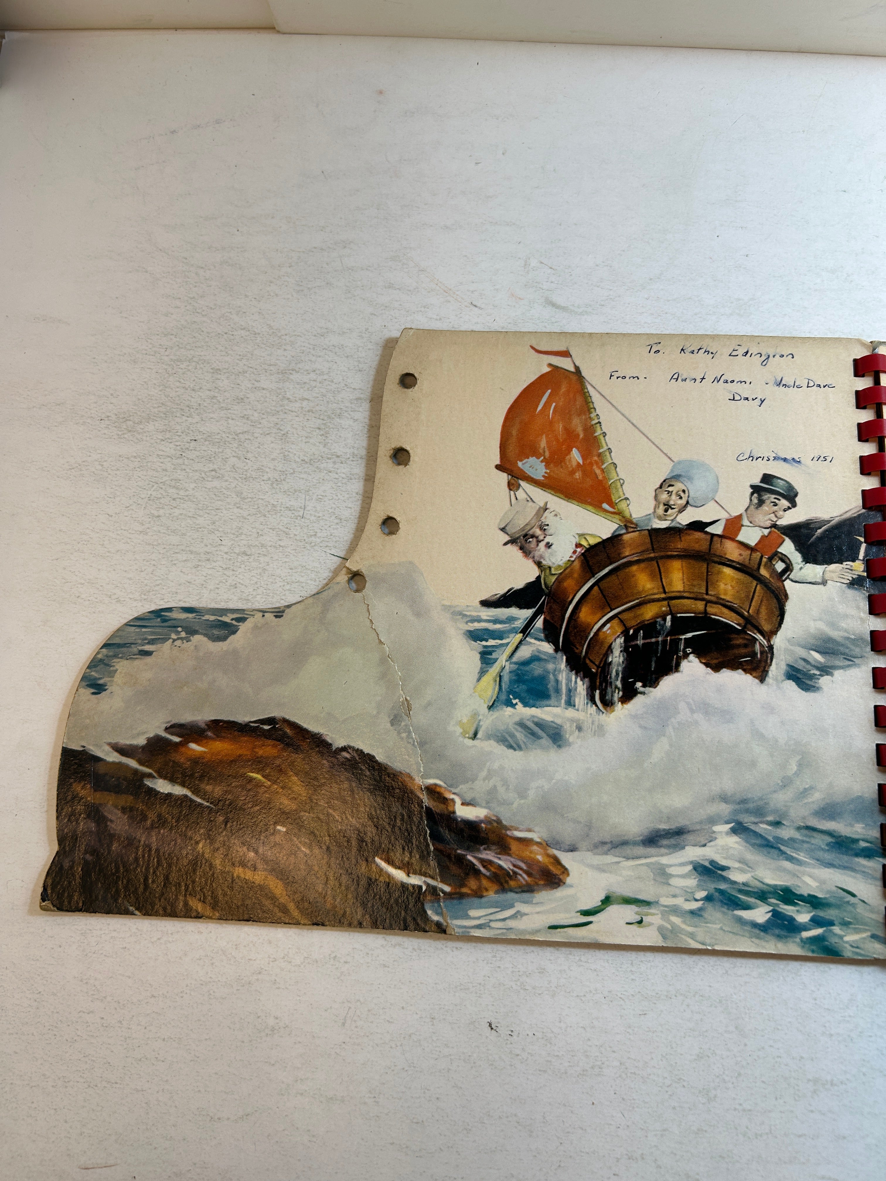 The Shoe Mother Goose Pictures by Dirk Spiral Bound 1951