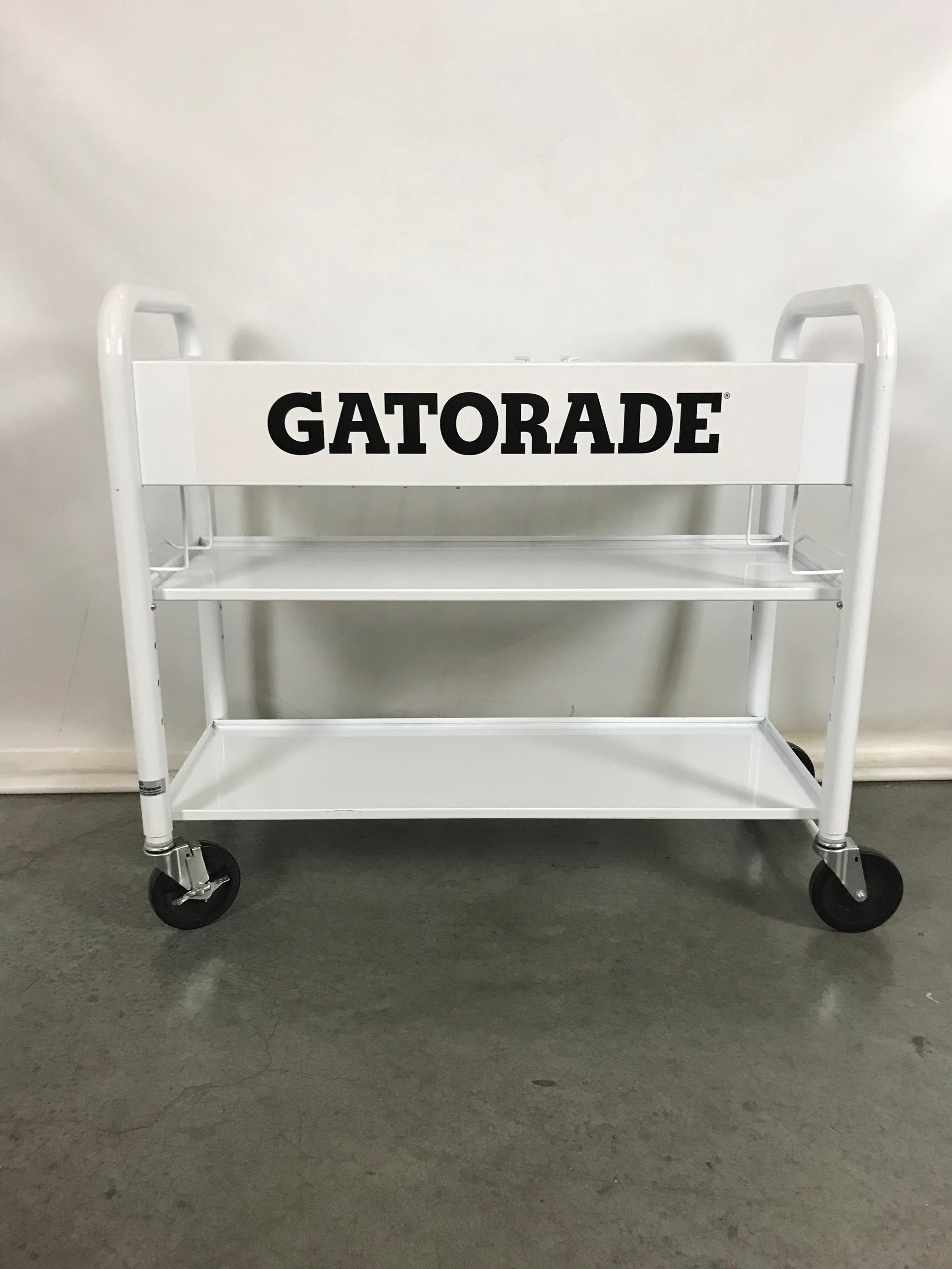 Gatorade White Double Cooler Cart