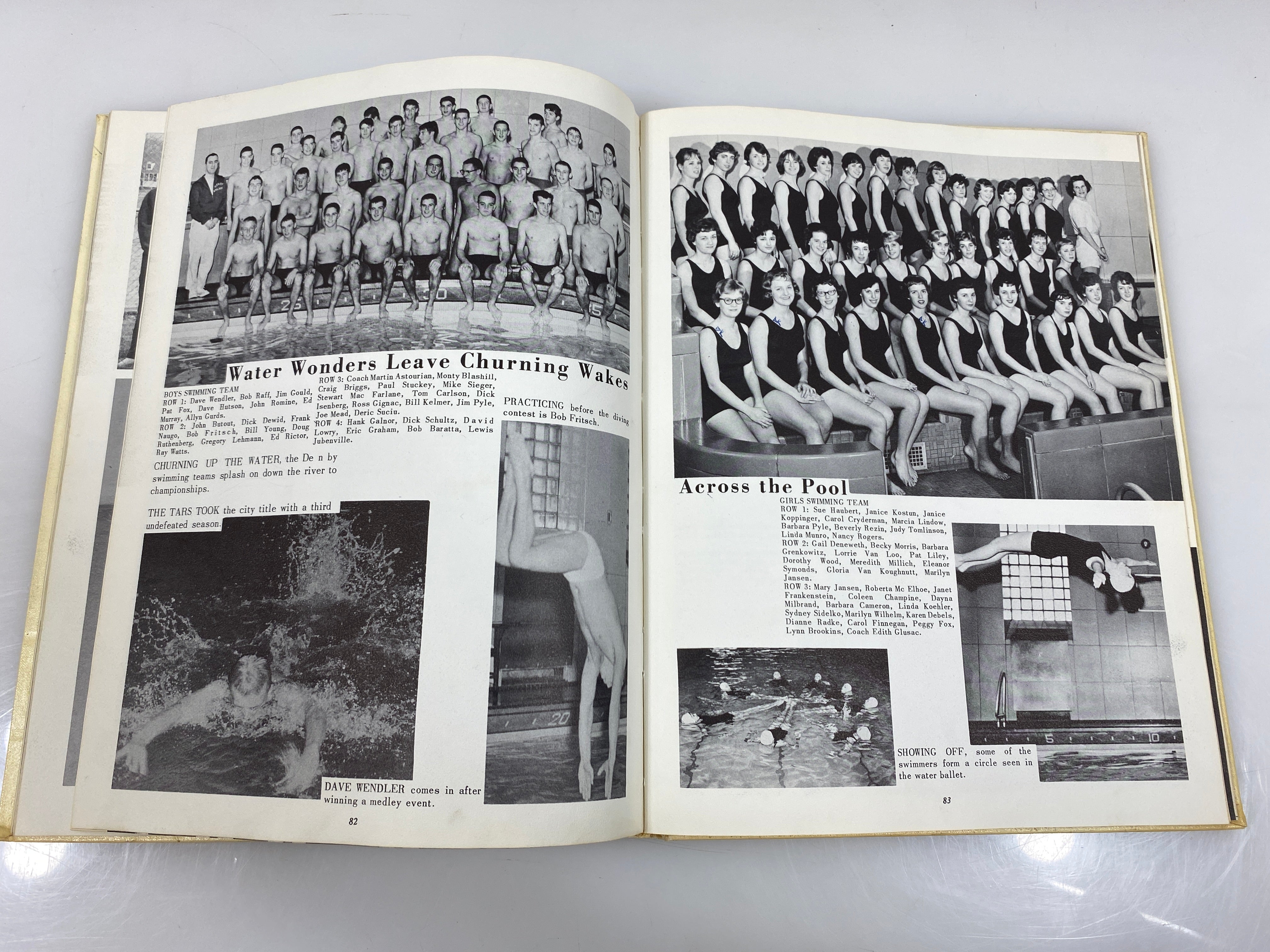 1960 "Navigator" Edwin Denby High School Yearbook Detroit MI HC