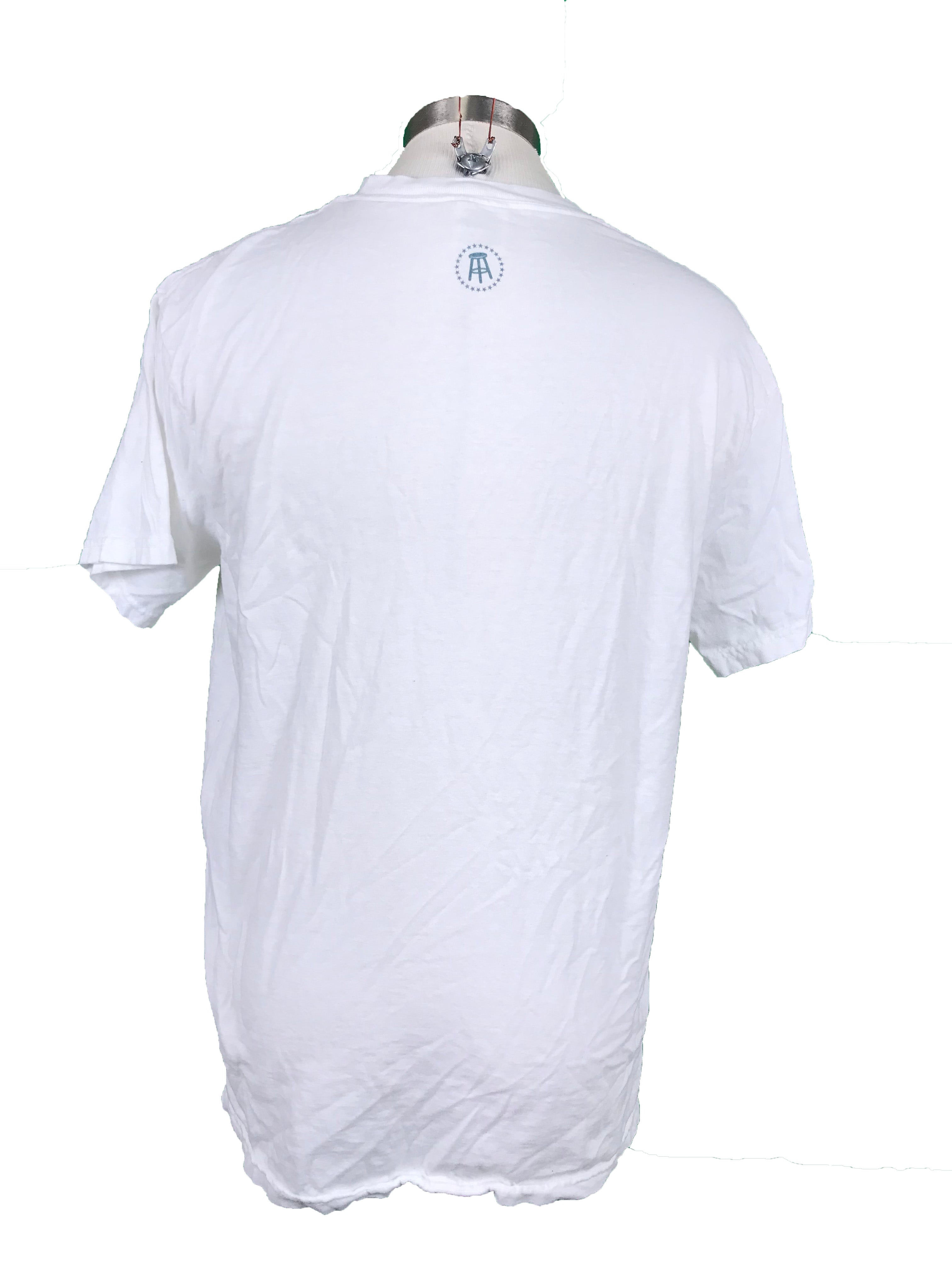 Barstool Sports Michigan State University White "Izzo" T-Shirt Unisex Size L