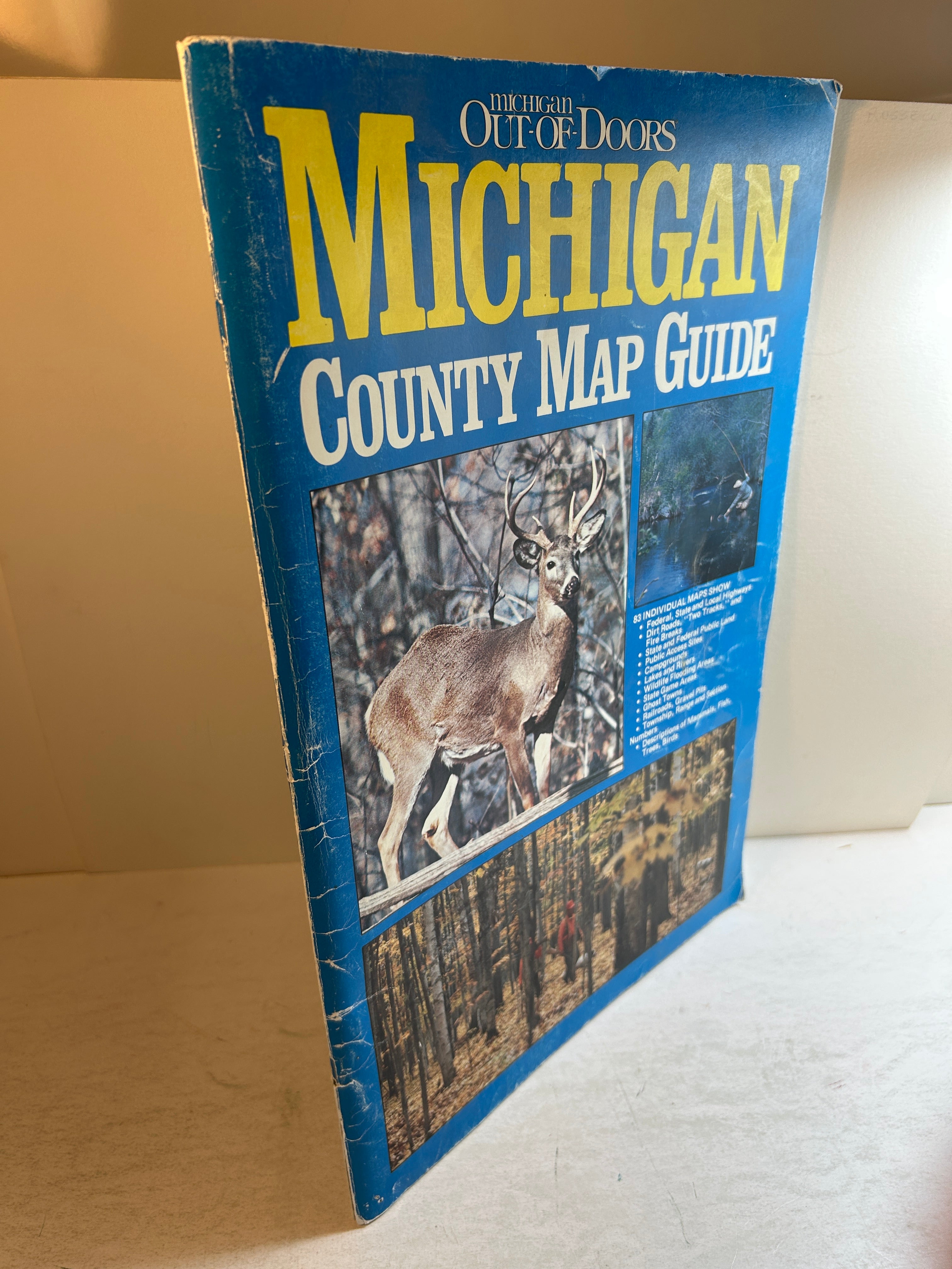 Michigan Outdoors: MI County Map Guide Oversized SC