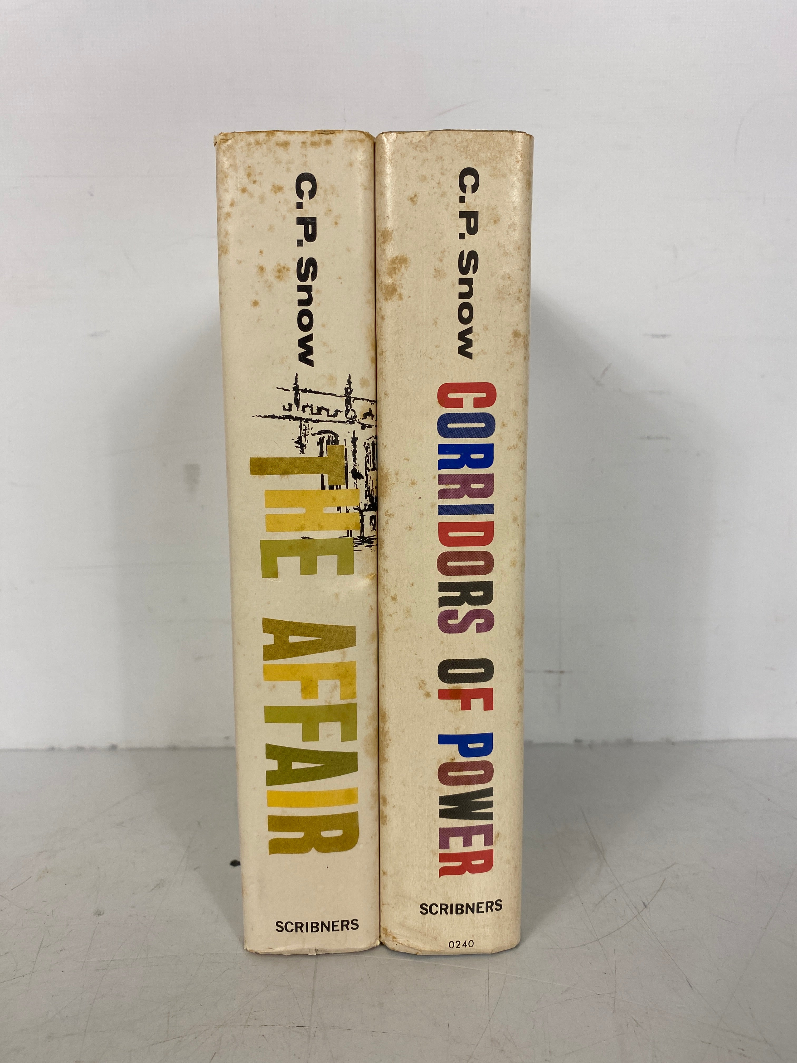 2 C.P. Snow Novels: The Affair/Corridors of Power 1960-64 HC DJ