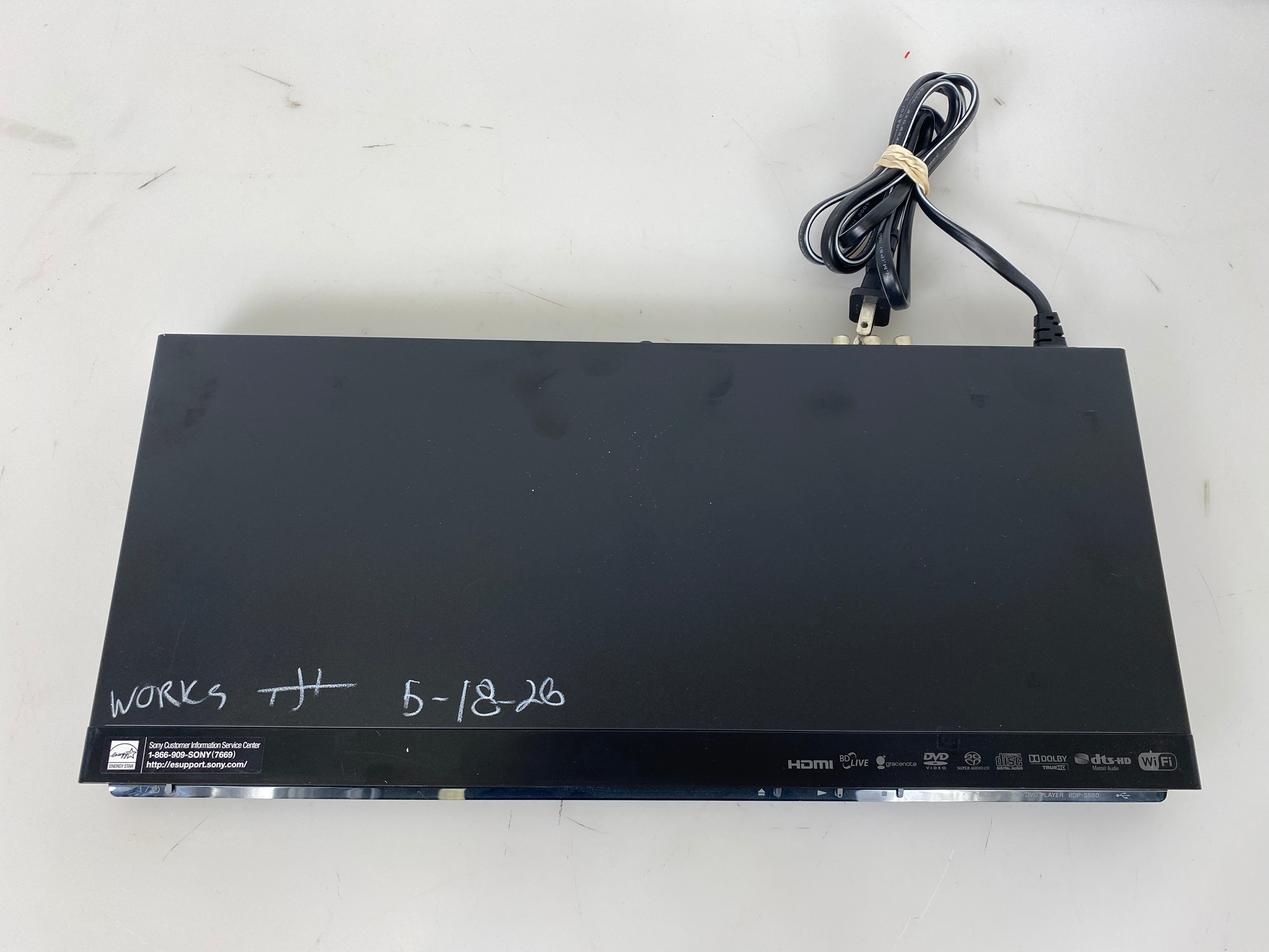 Sony BDP-S580 Blu-Ray Player
