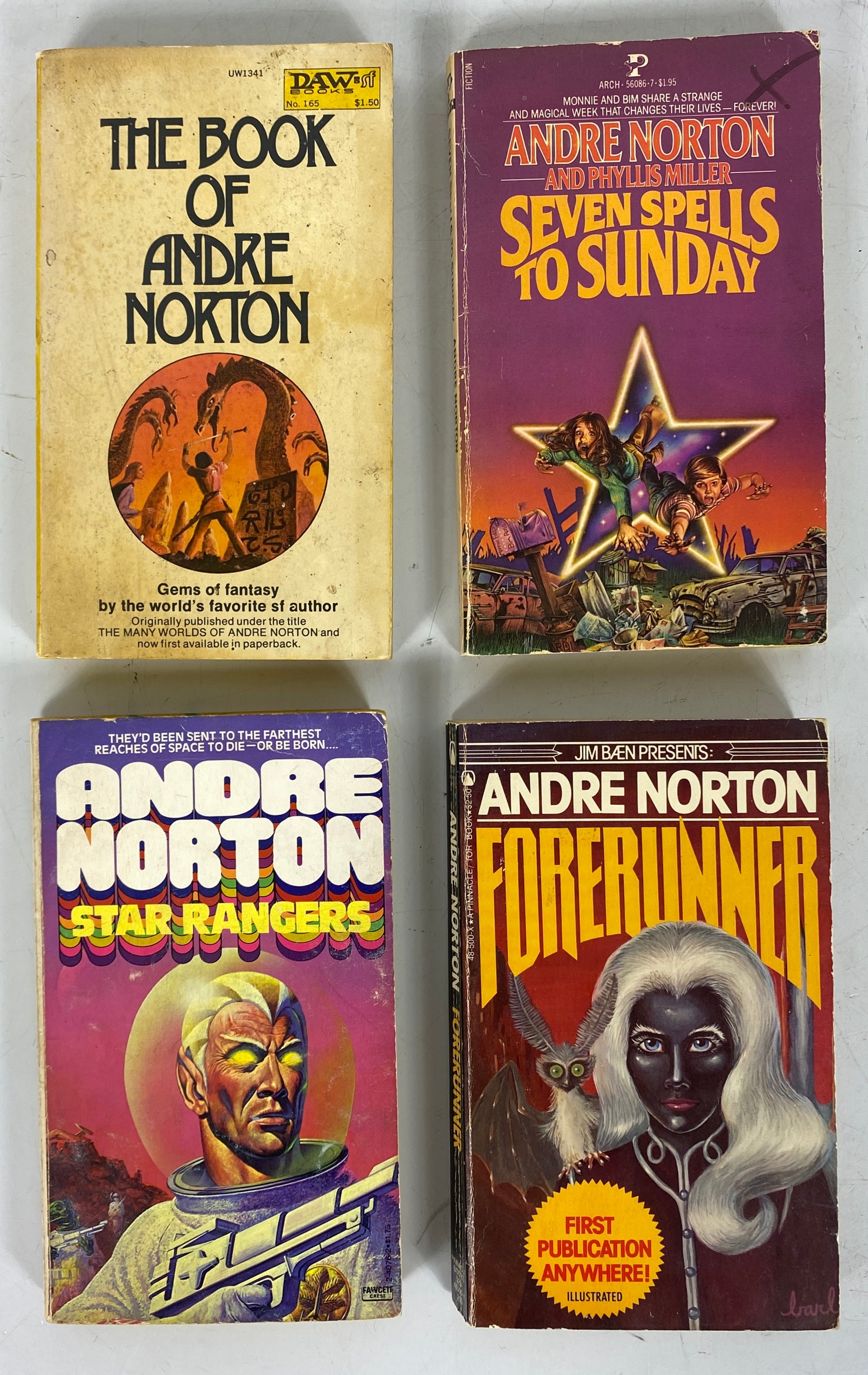 Lot of 13 Andre Norton Science Fiction Paperbacks