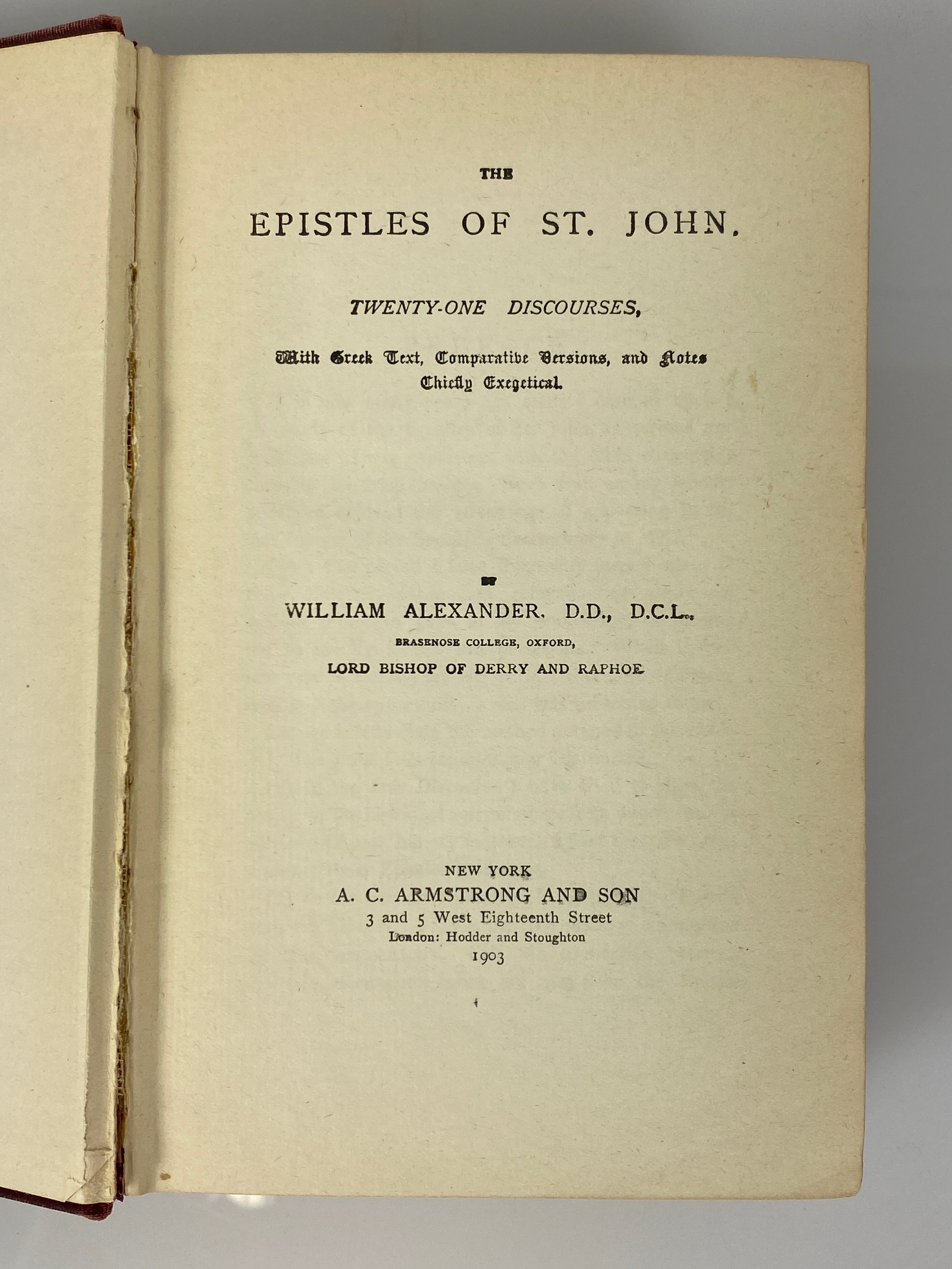 Lot of 8: The Expositor's Bible 1903 Antique A.C. Armstrong & Son HC