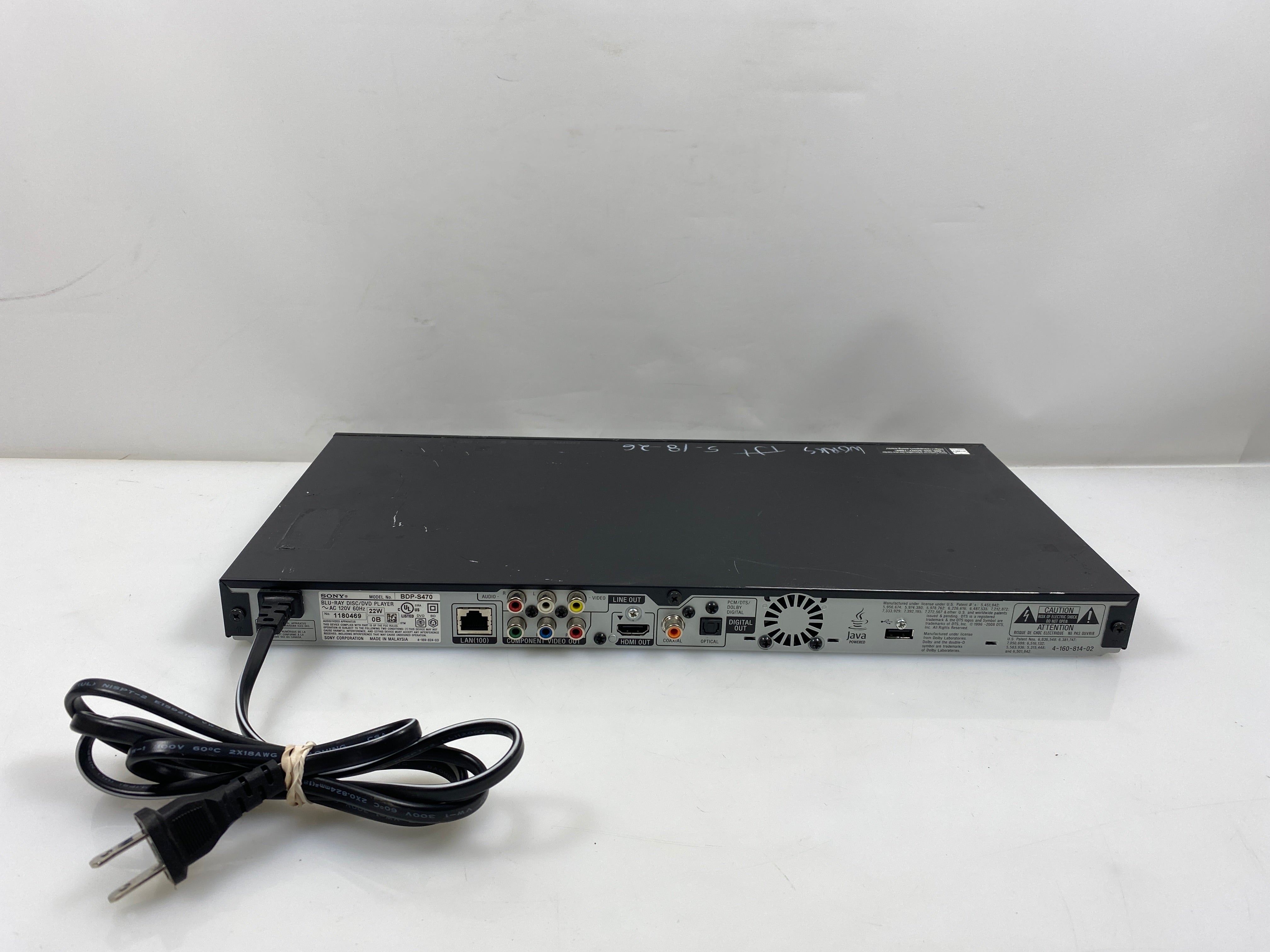 Sony BDP-S470 3D Blu-Ray Player