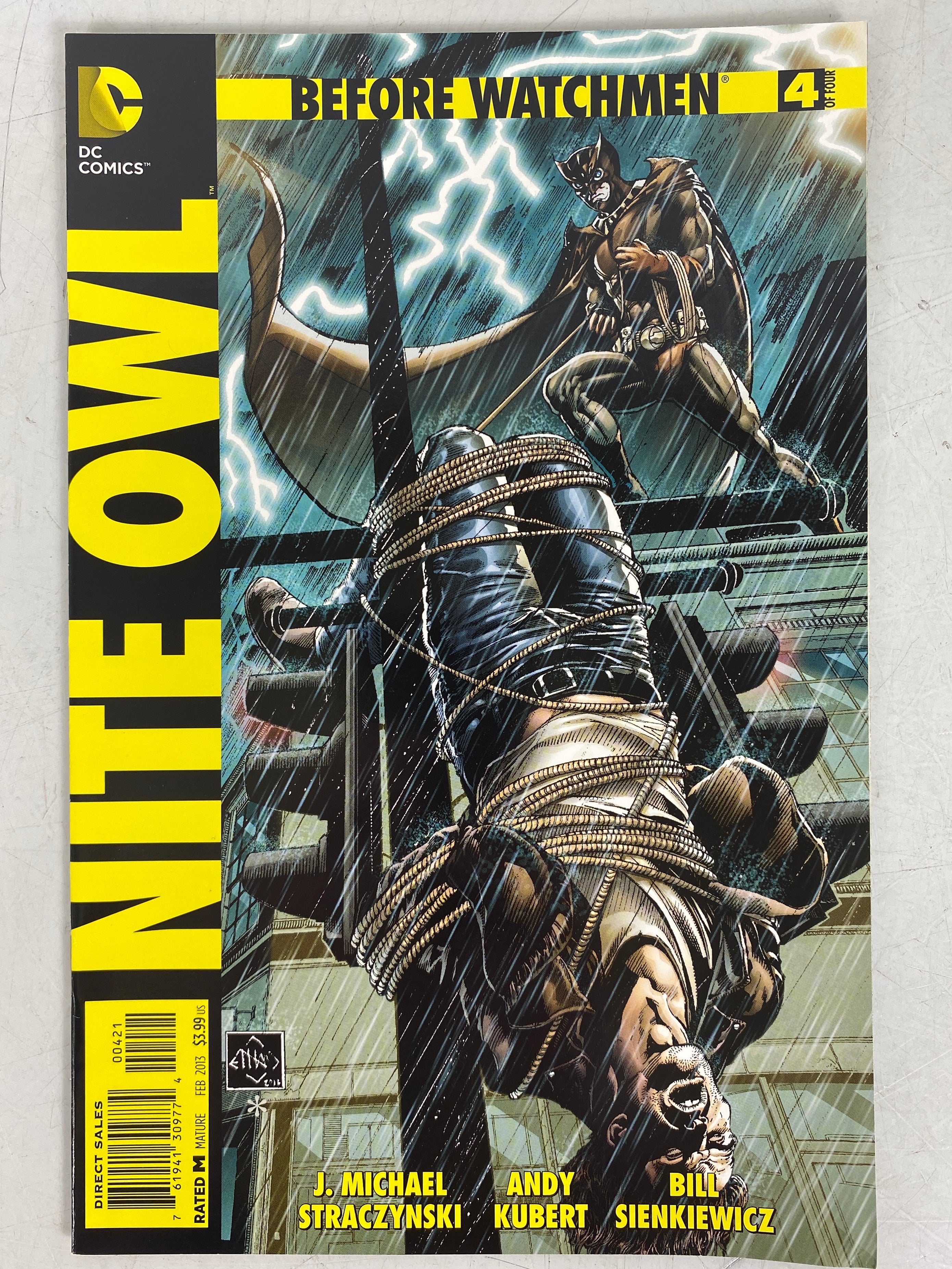 Lot of 5 Before Watchmen Nite Owl #1-4 with Variant (2012-2013)