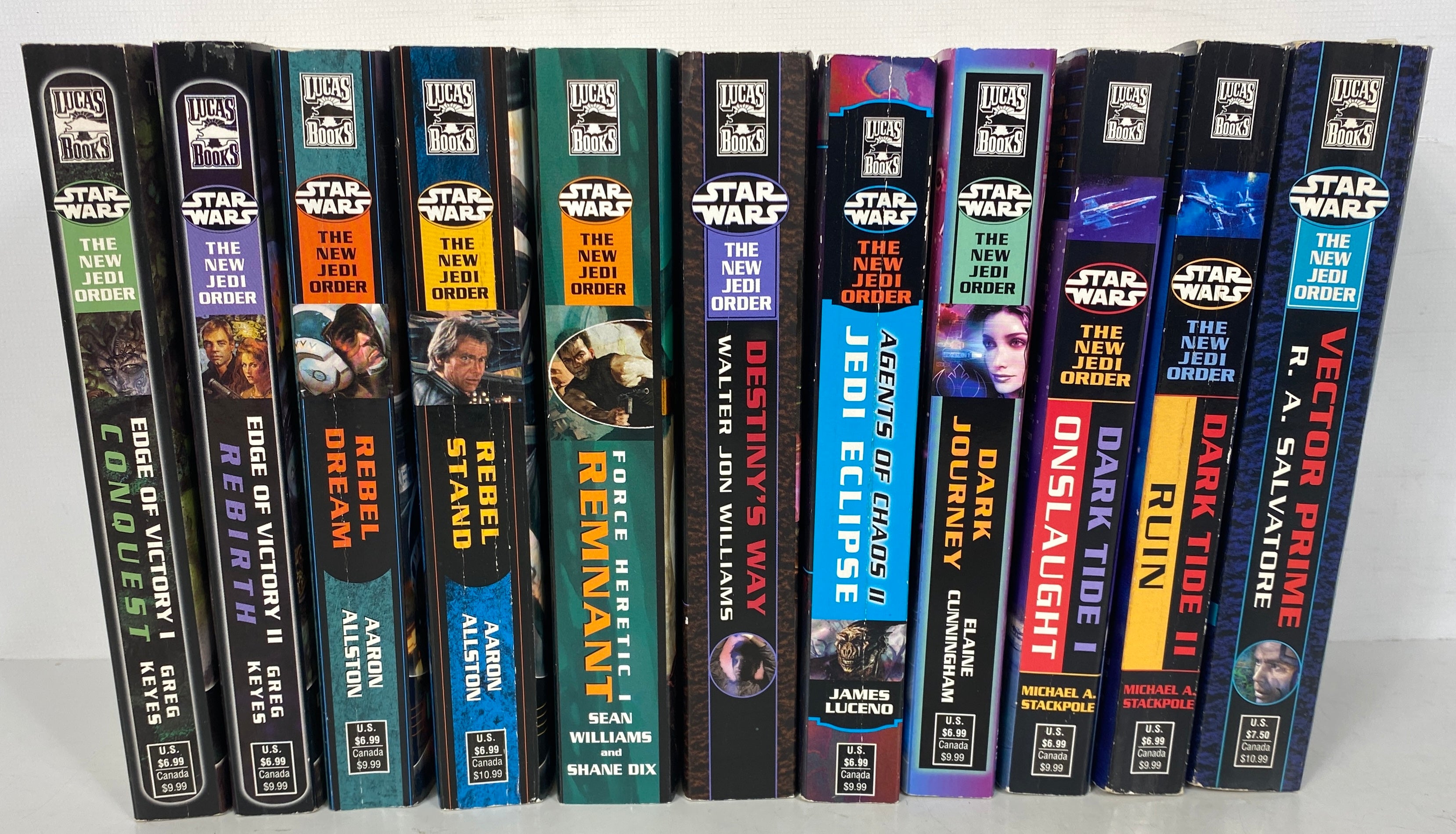 Lot of 11 Star Wars: The New Jedi Order