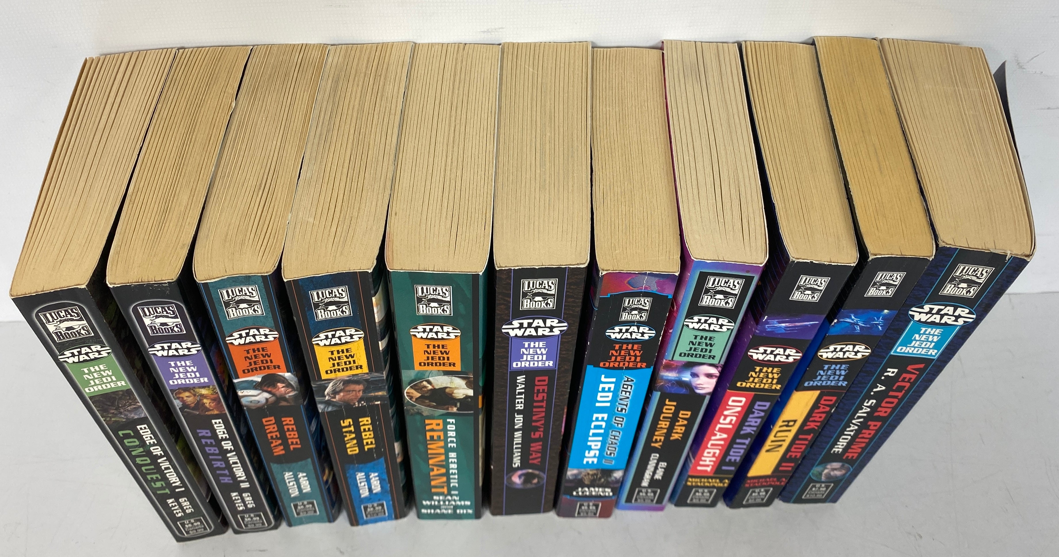 Lot of 11 Star Wars: The New Jedi Order