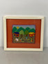 Framed Hand-Sewn Peruvian Arpillera 14x12