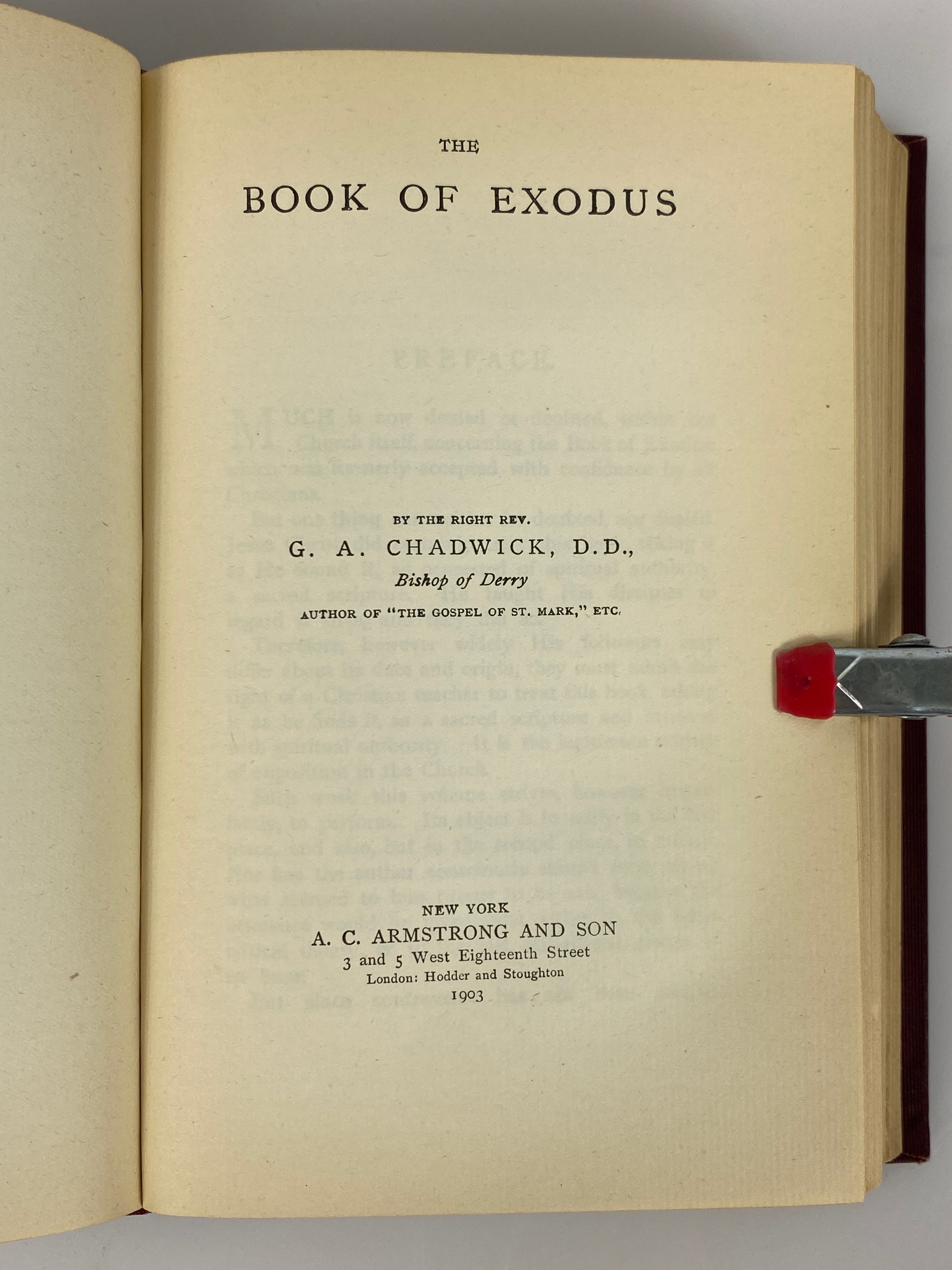 Lot of 8: The Expositor's Bible 1903 Antique A.C. Armstrong & Son HC
