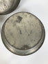 Lot of 3 Late 1800s Antique Tin Milk Pans 14.5"