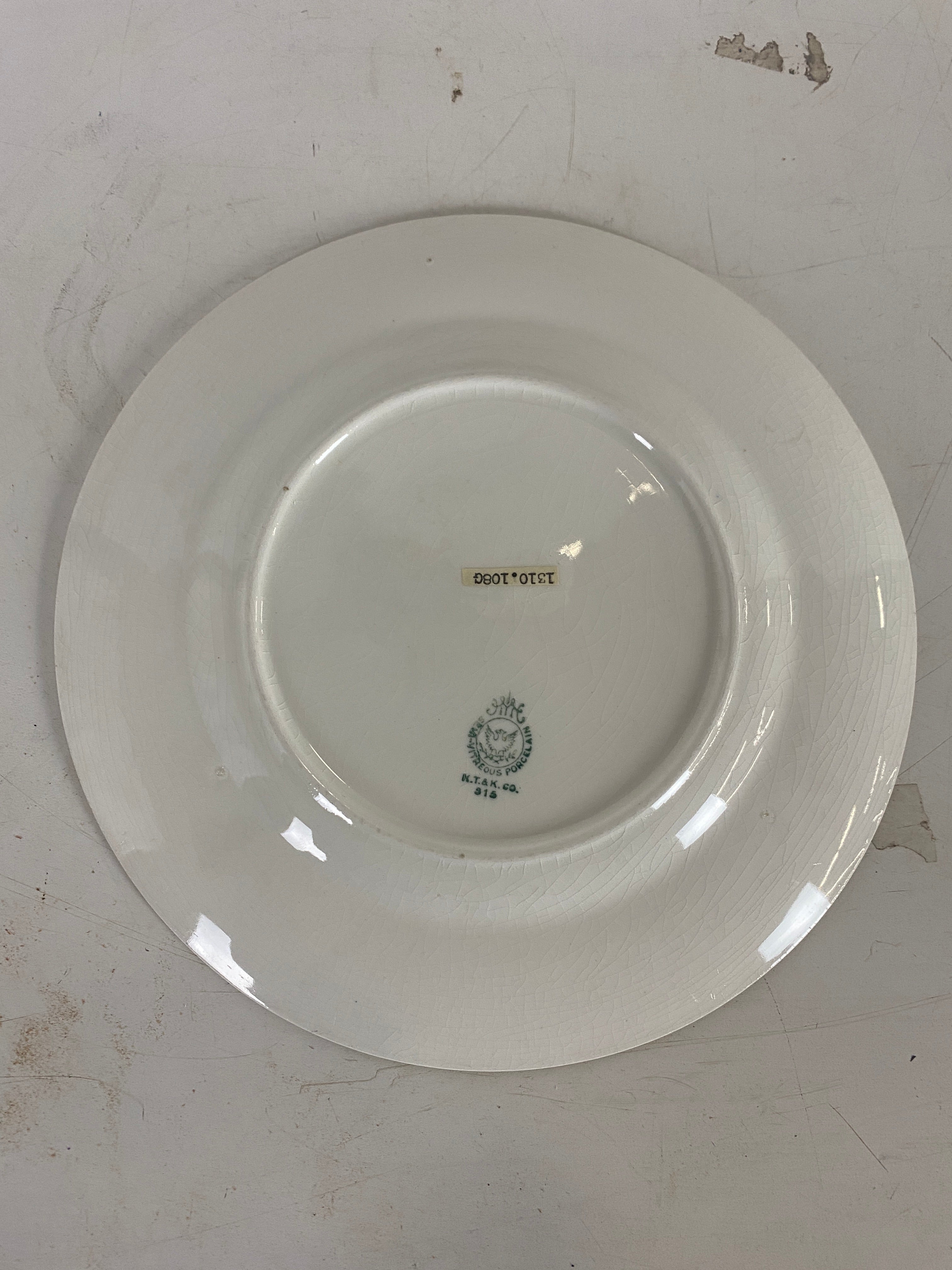 Antique K.T+K Co. China Set Semi Vitreous Porcelain 96pc