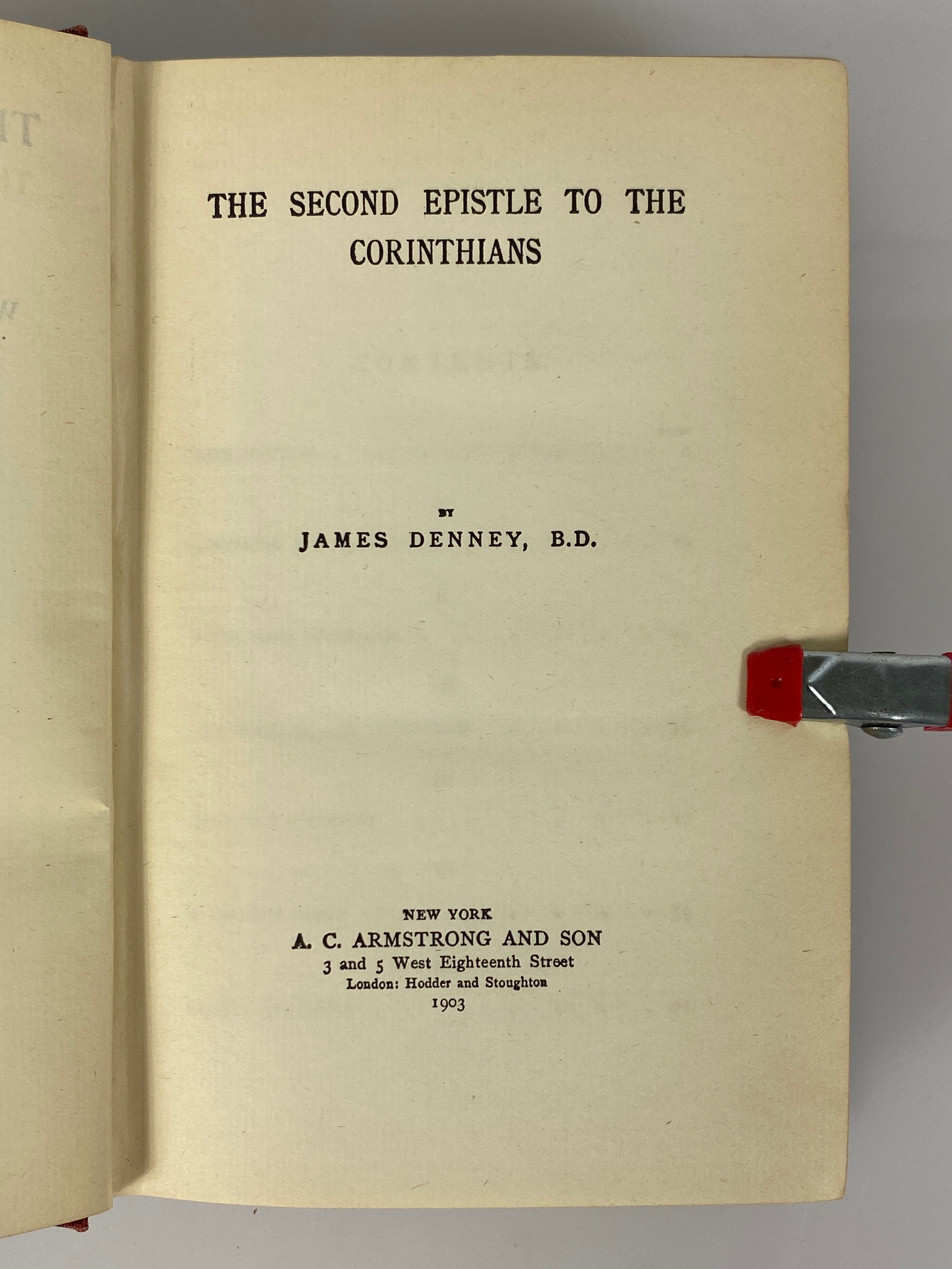 Lot of 8: The Expositor's Bible 1903 Antique A.C. Armstrong & Son HC