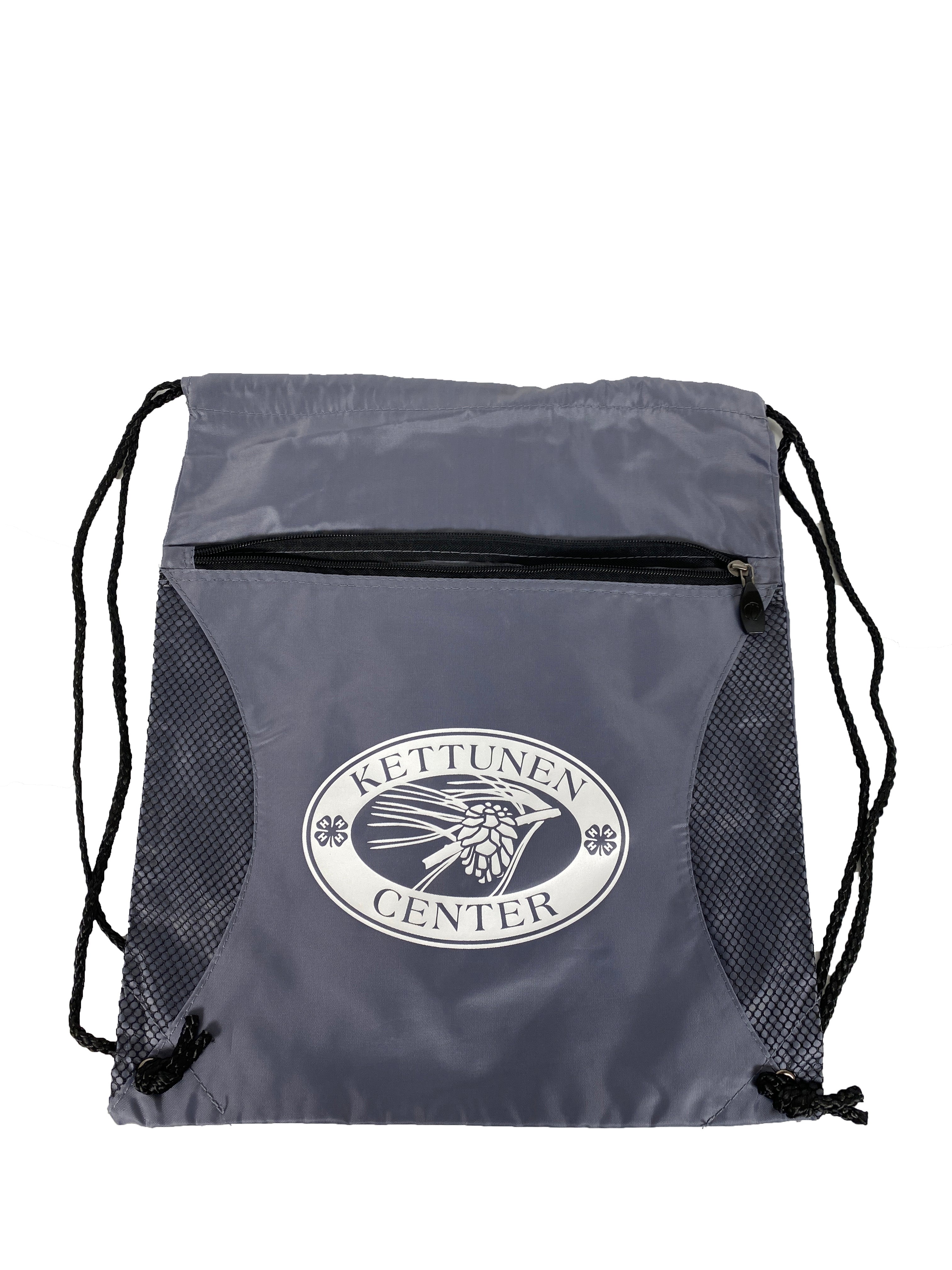 Kettunen Center Gray Drawstring Bag