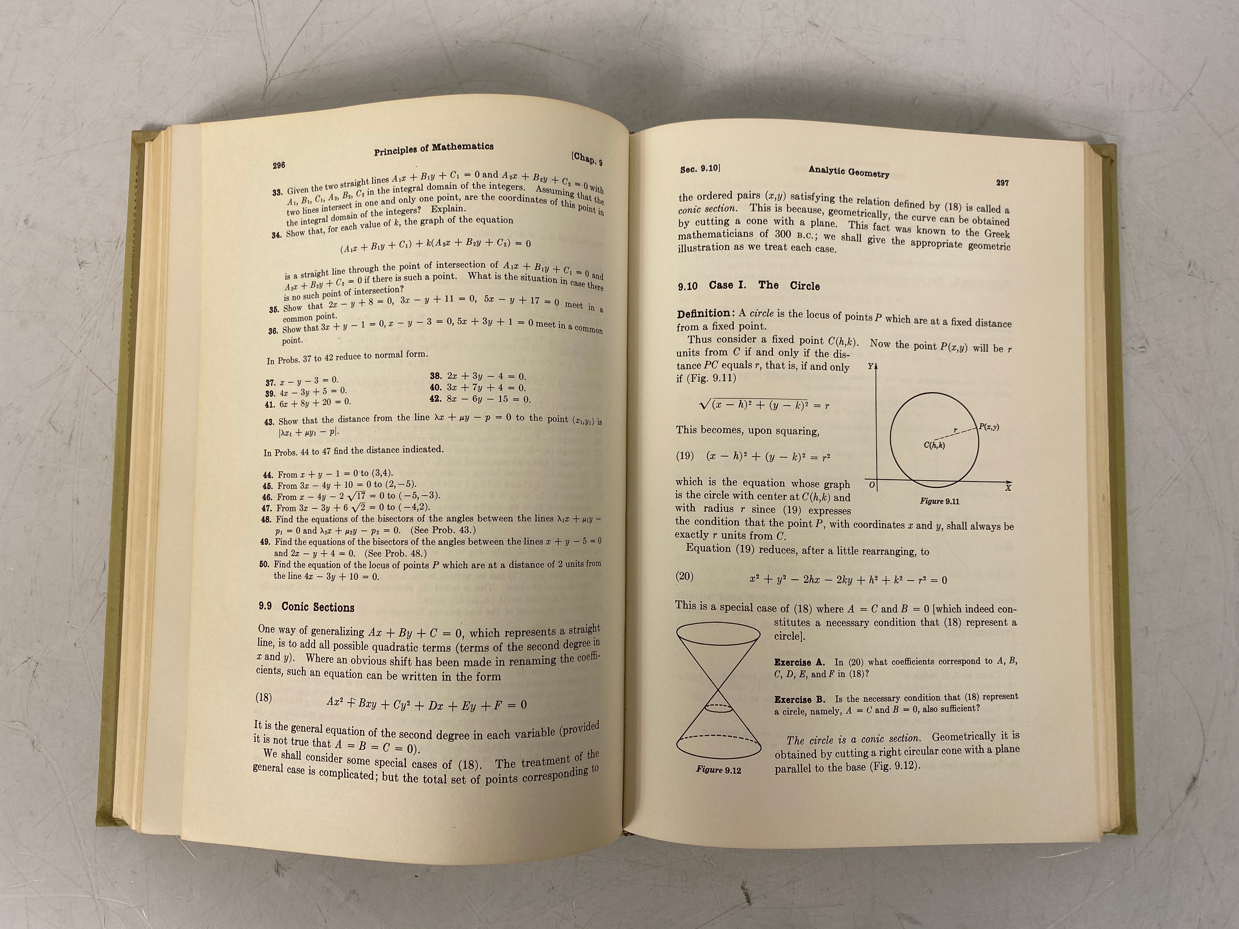 Principles of Mathematics by Allendoerfer/Oakley 1963 2nd Edition HC