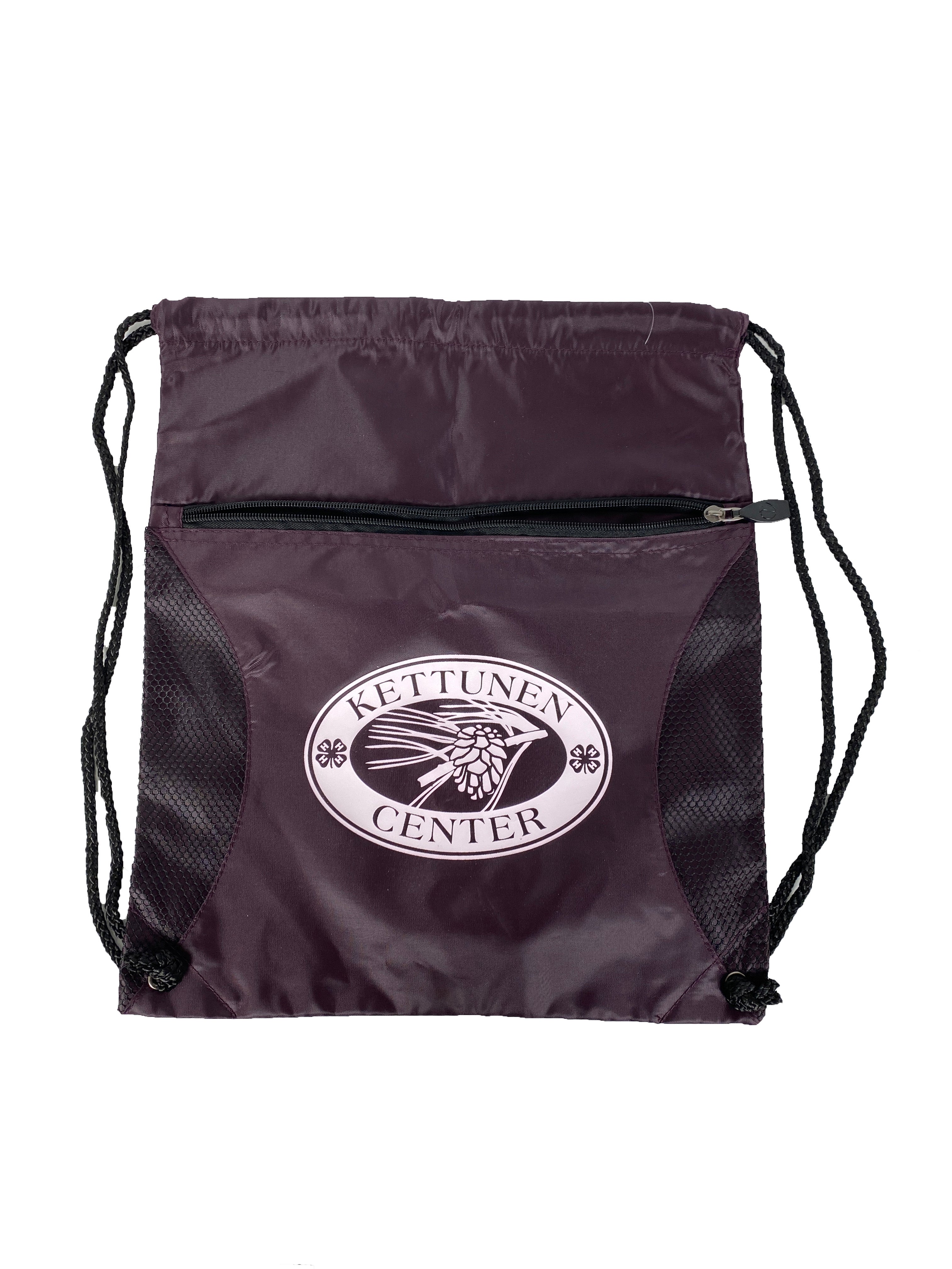 Kettunen Center Burgundy Drawstring Bag