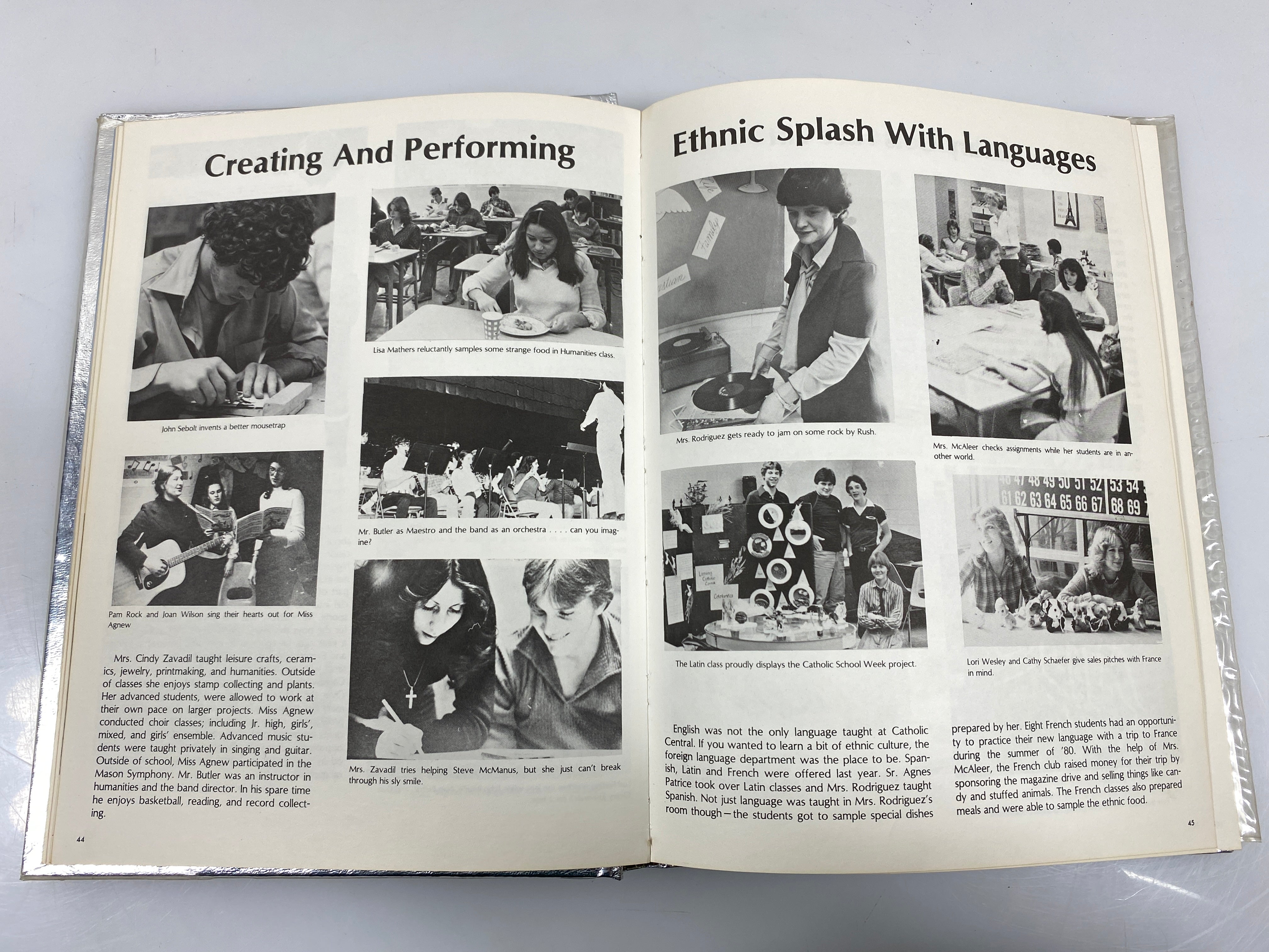 1980 Lansing Catholic Central High School "Reflection" Lansing Michigan