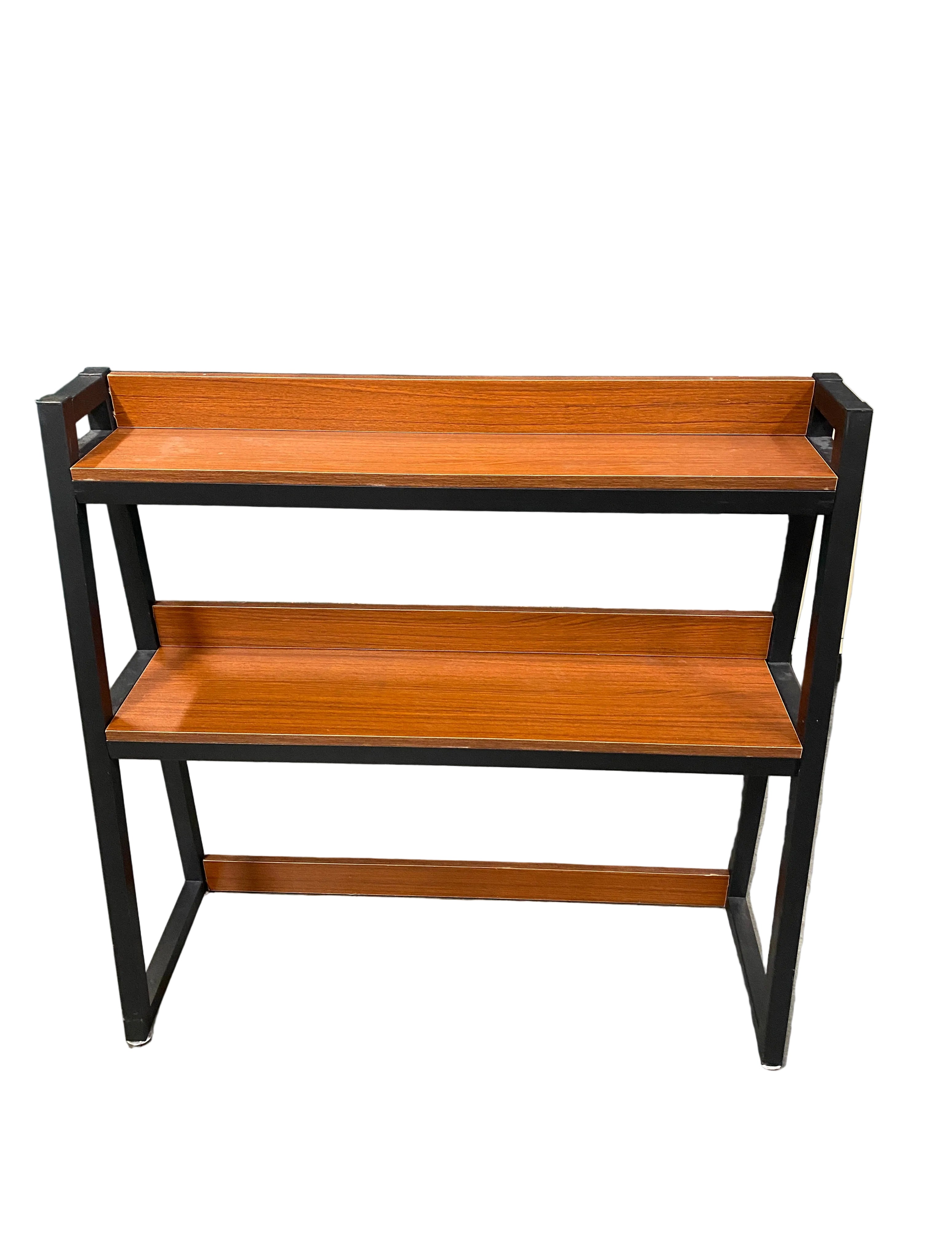 2 Tier Oak Wood Shelving